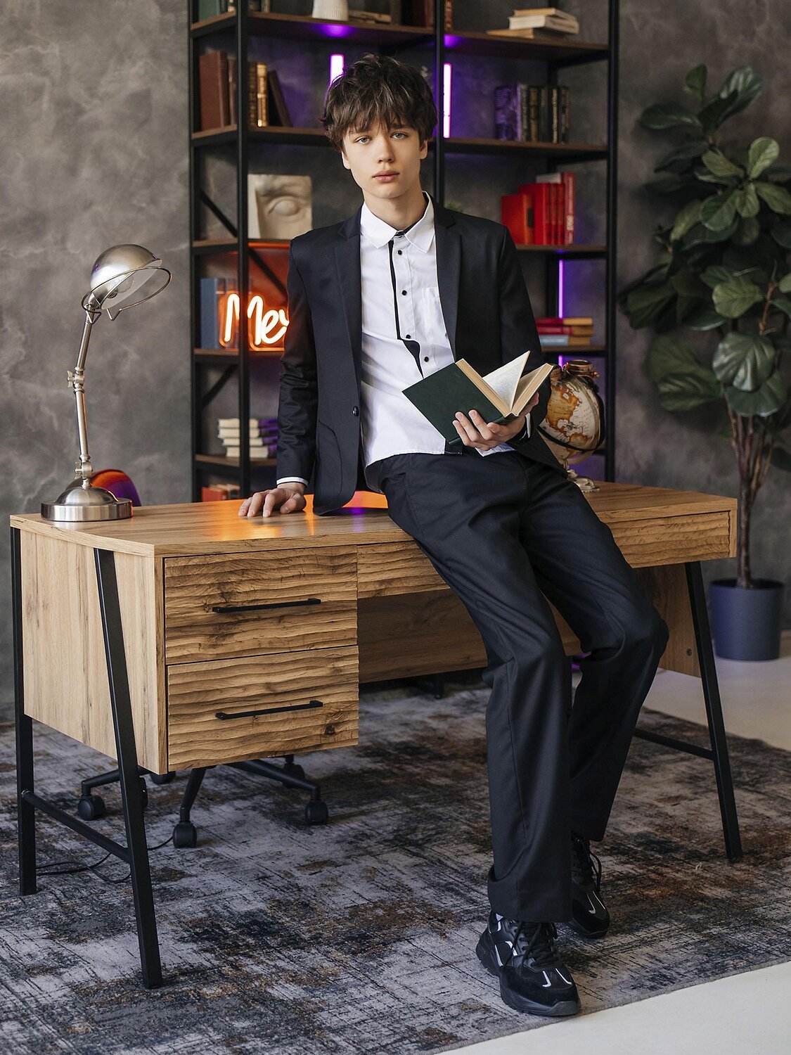 BATIK Брюки 592938 155 ш26-2 Черный