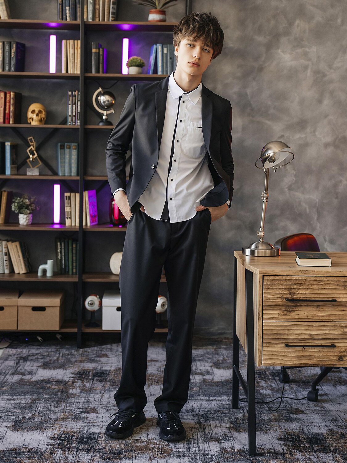 BATIK Брюки 592938 155 ш26-2 Черный