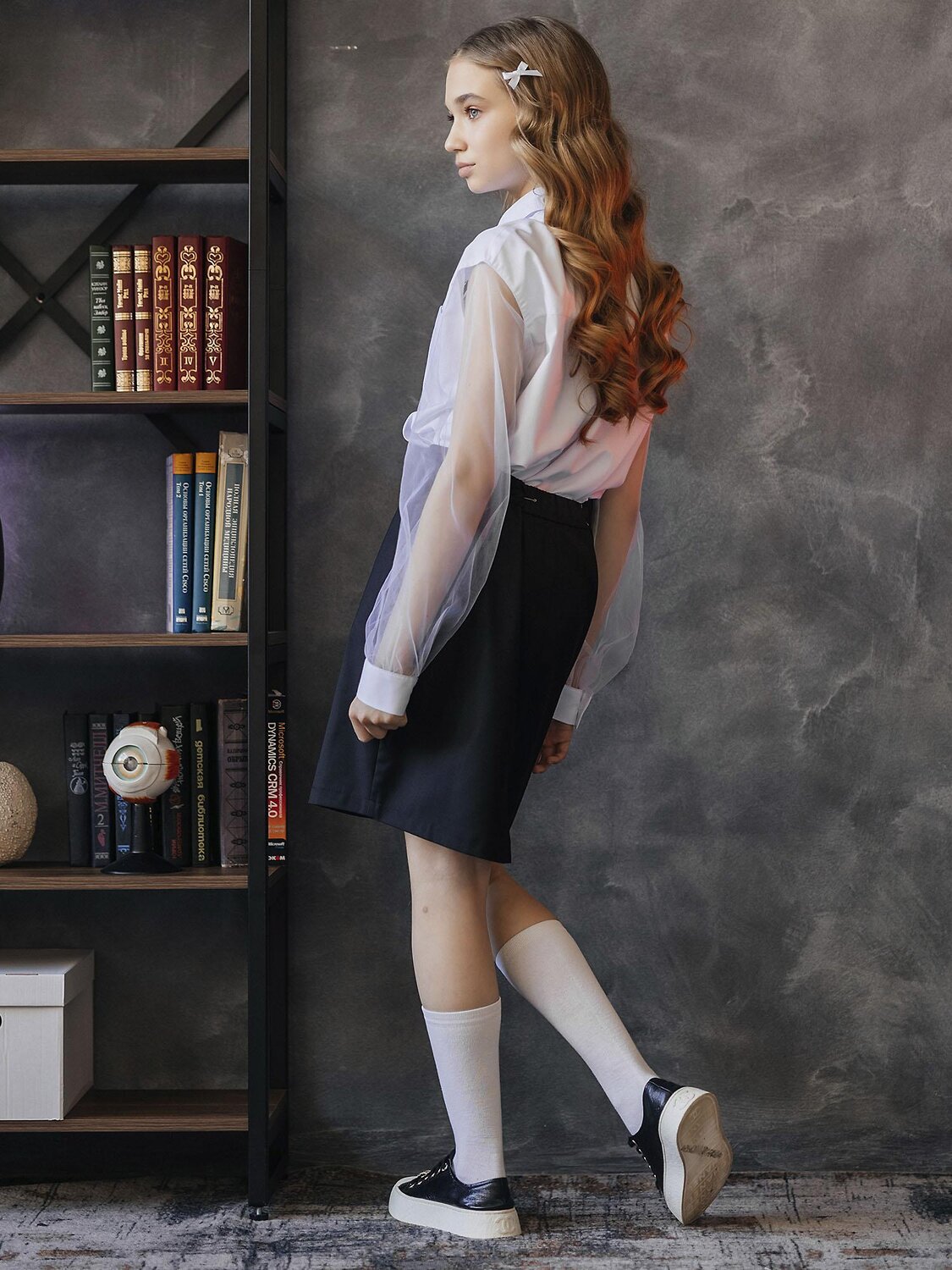 BATIK Рубашка 592941 138 ш26 Белый