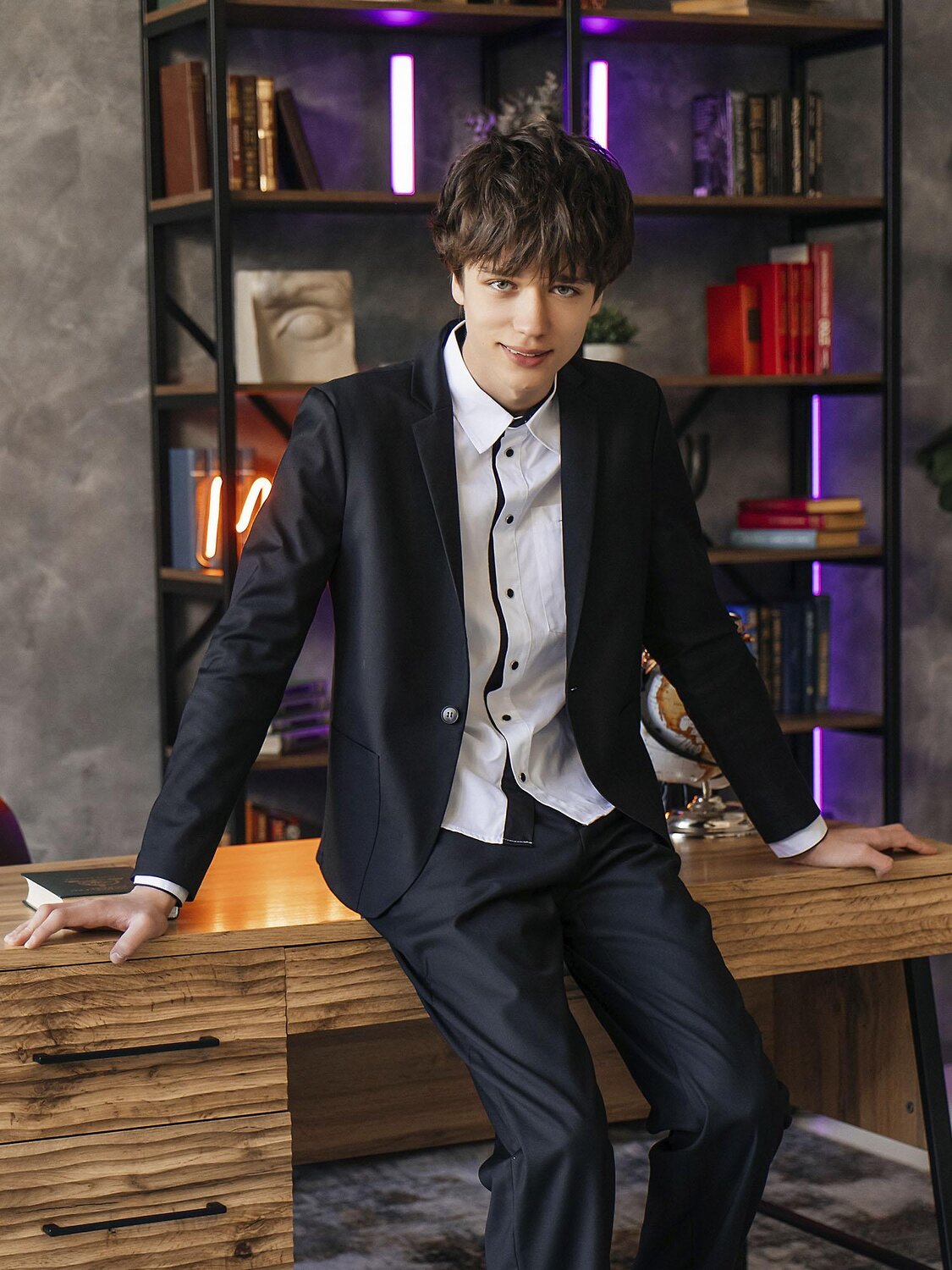 BATIK Пиджак 592951 142 ш26-2 Черный