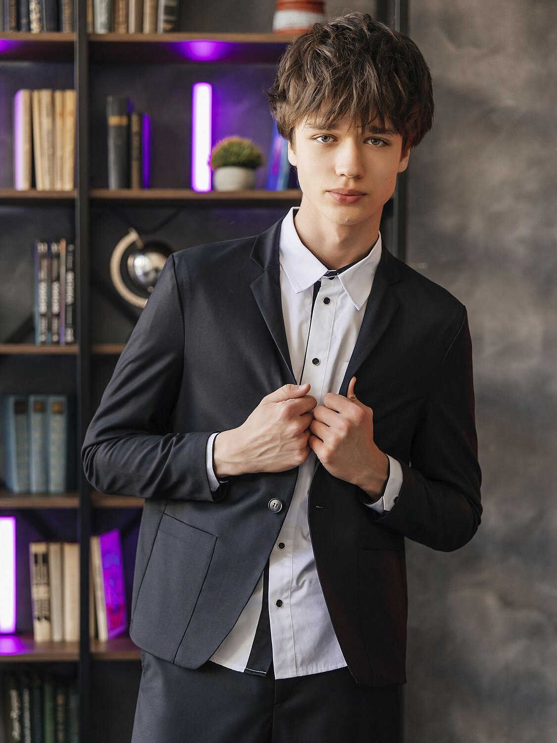 BATIK Пиджак 592951 142 ш26-2 Черный