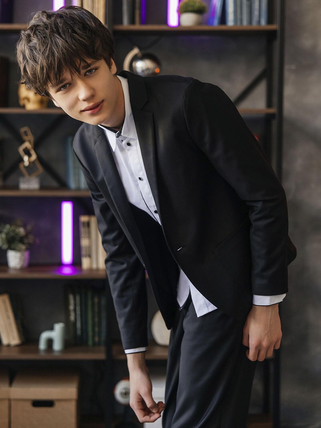 BATIK Пиджак 592951 142 ш26-2 Черный