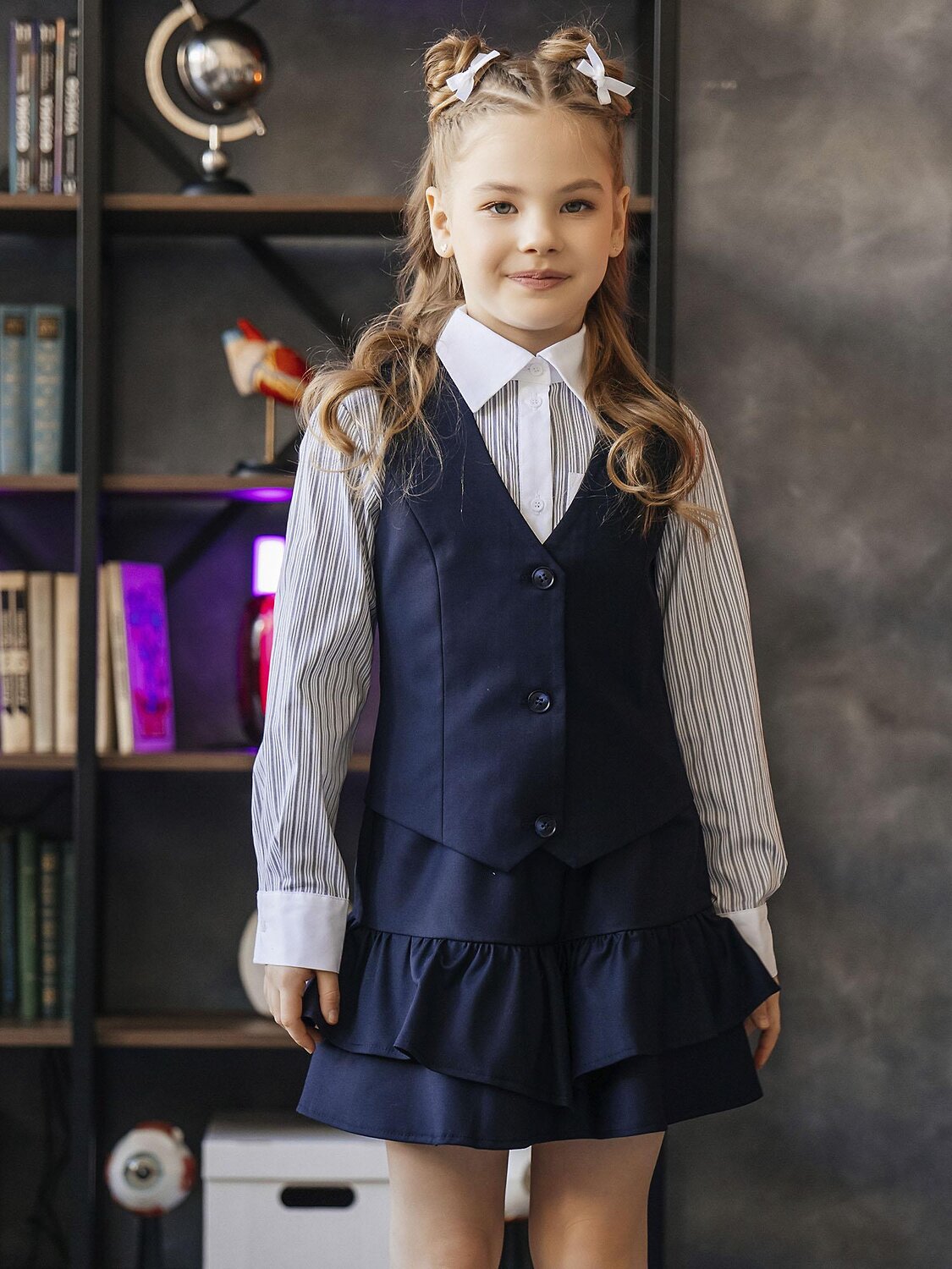 BATIK Юбка 592955 122 ш26-1 синий