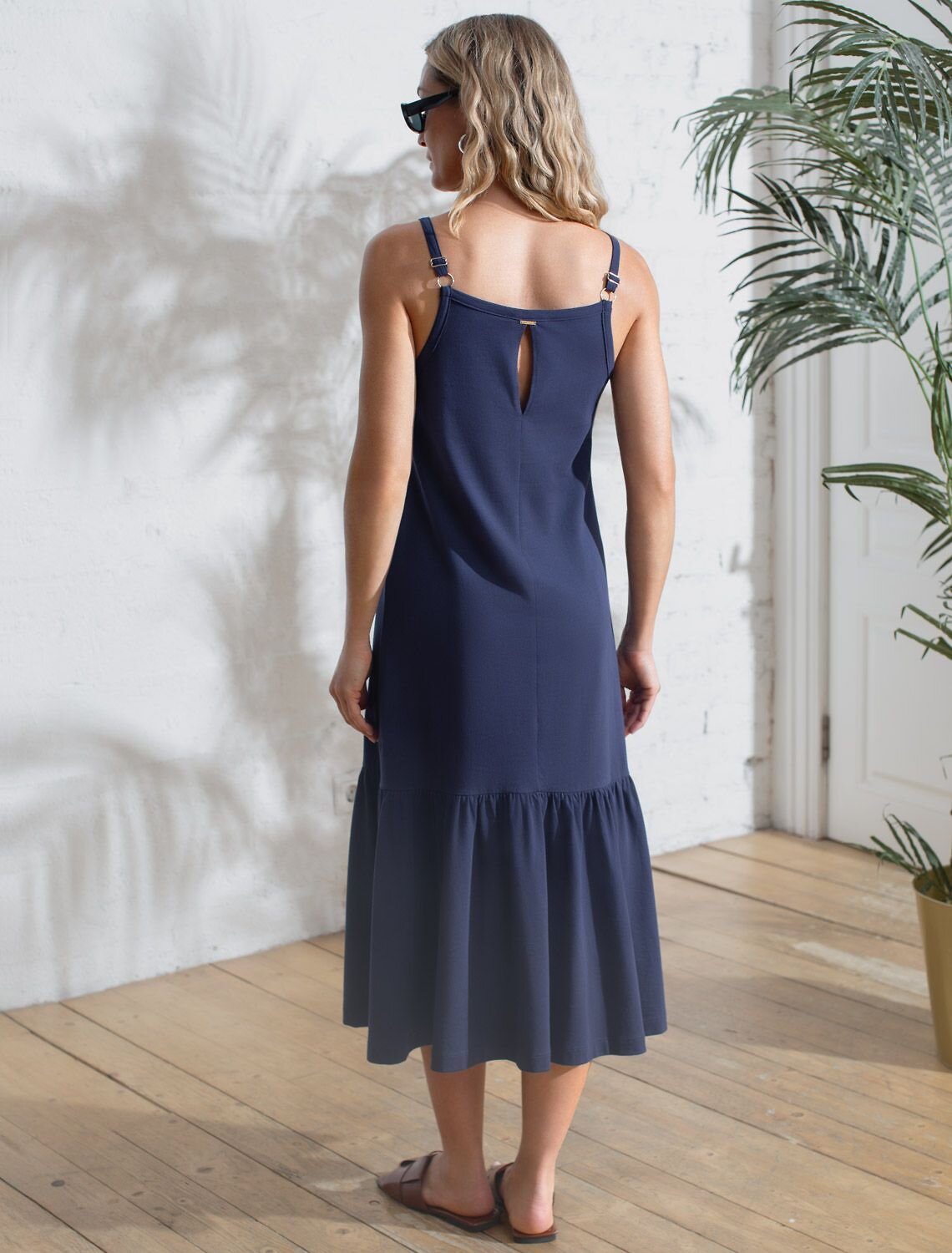 VILATTE Платье 592974 D42.126 т.синий