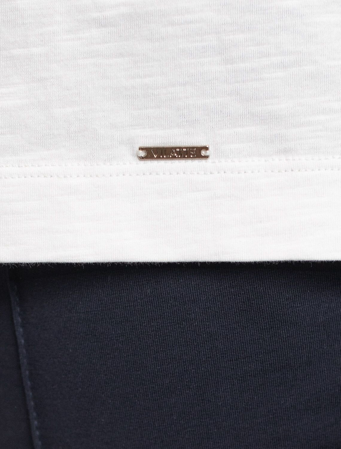 VILATTE Футболка 592990 D49.163 молочный