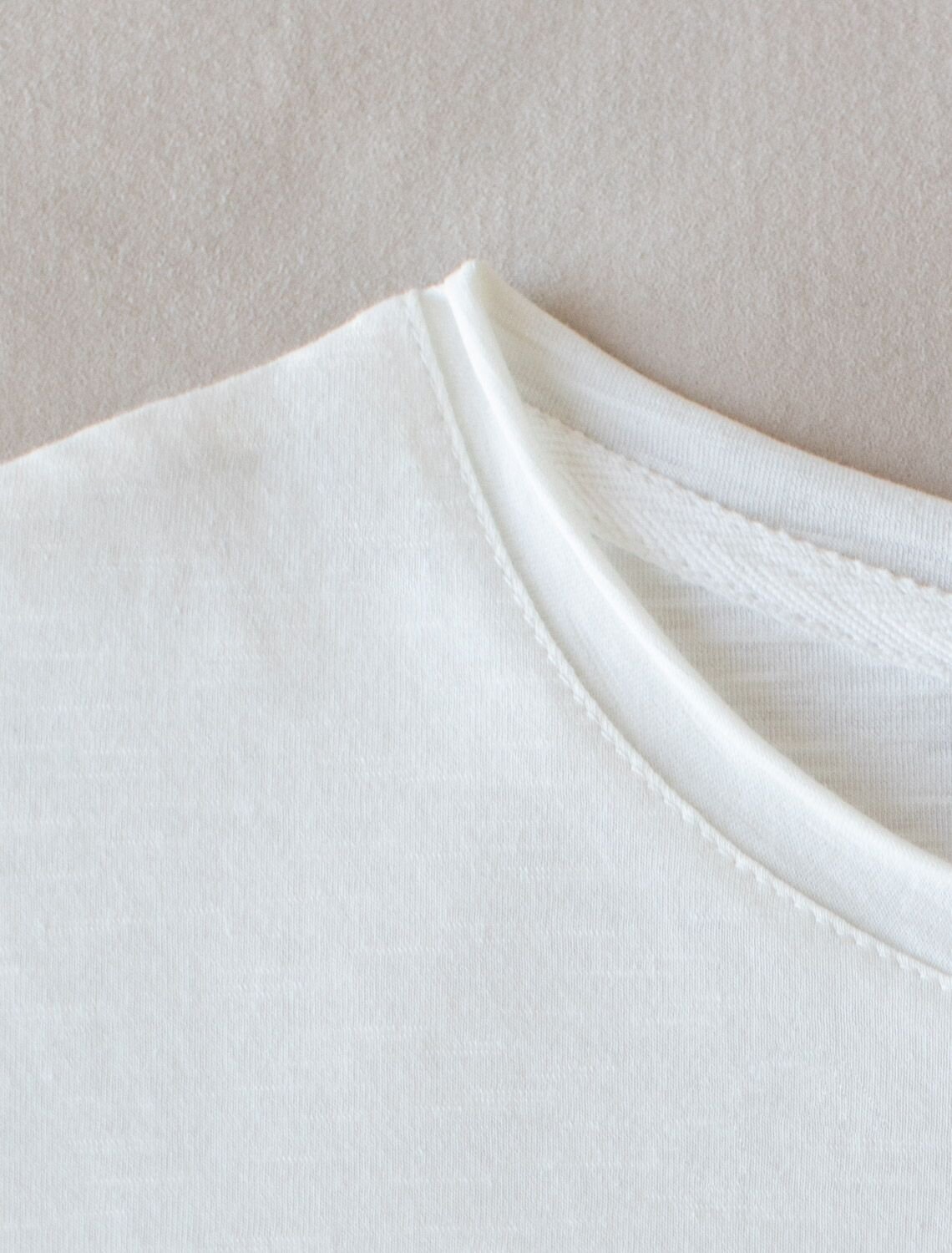 VILATTE Футболка 592992 D49.163 молочный_live_love