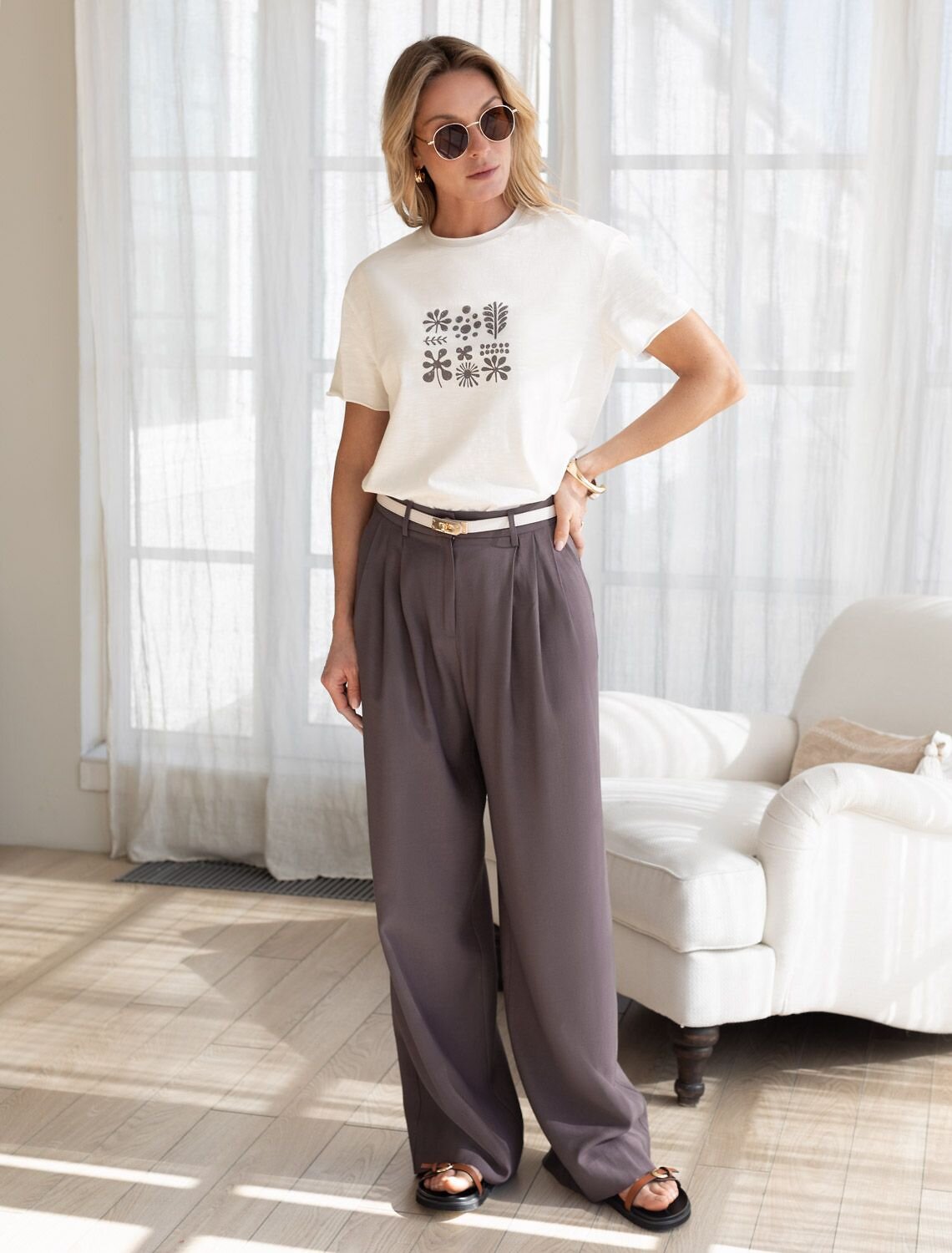 VILATTE Футболка 592993 D49.163 молочный_modern_design