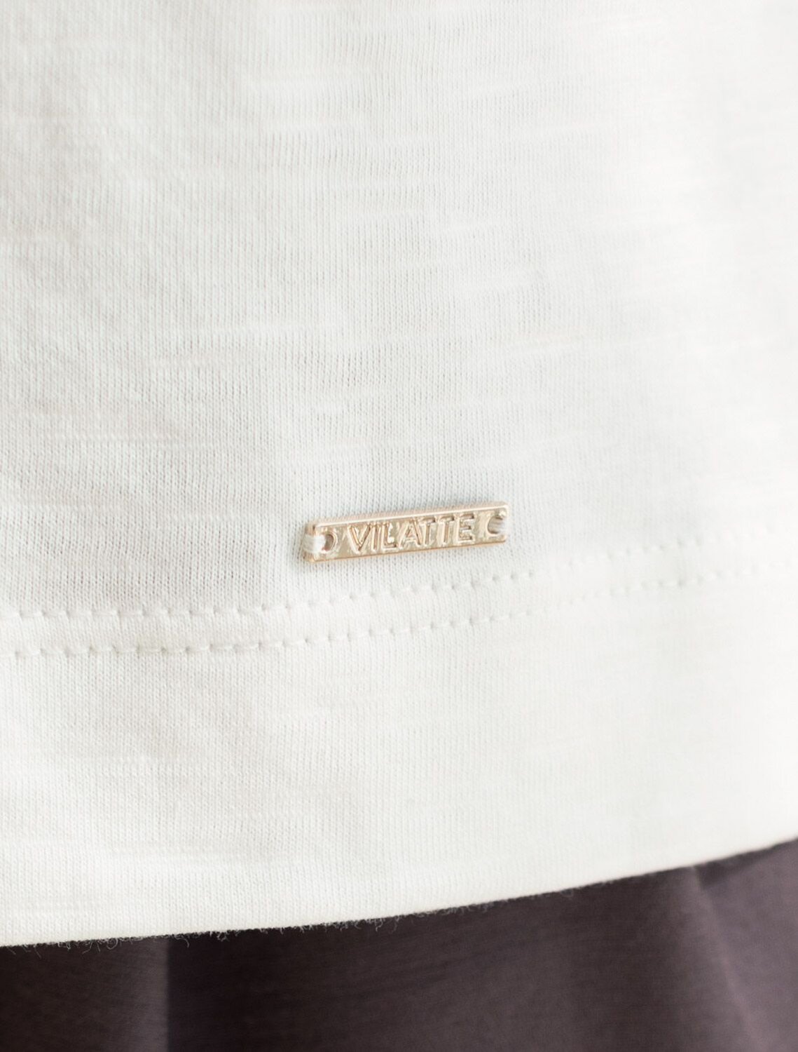 VILATTE Футболка 592993 D49.163 молочный_modern_design