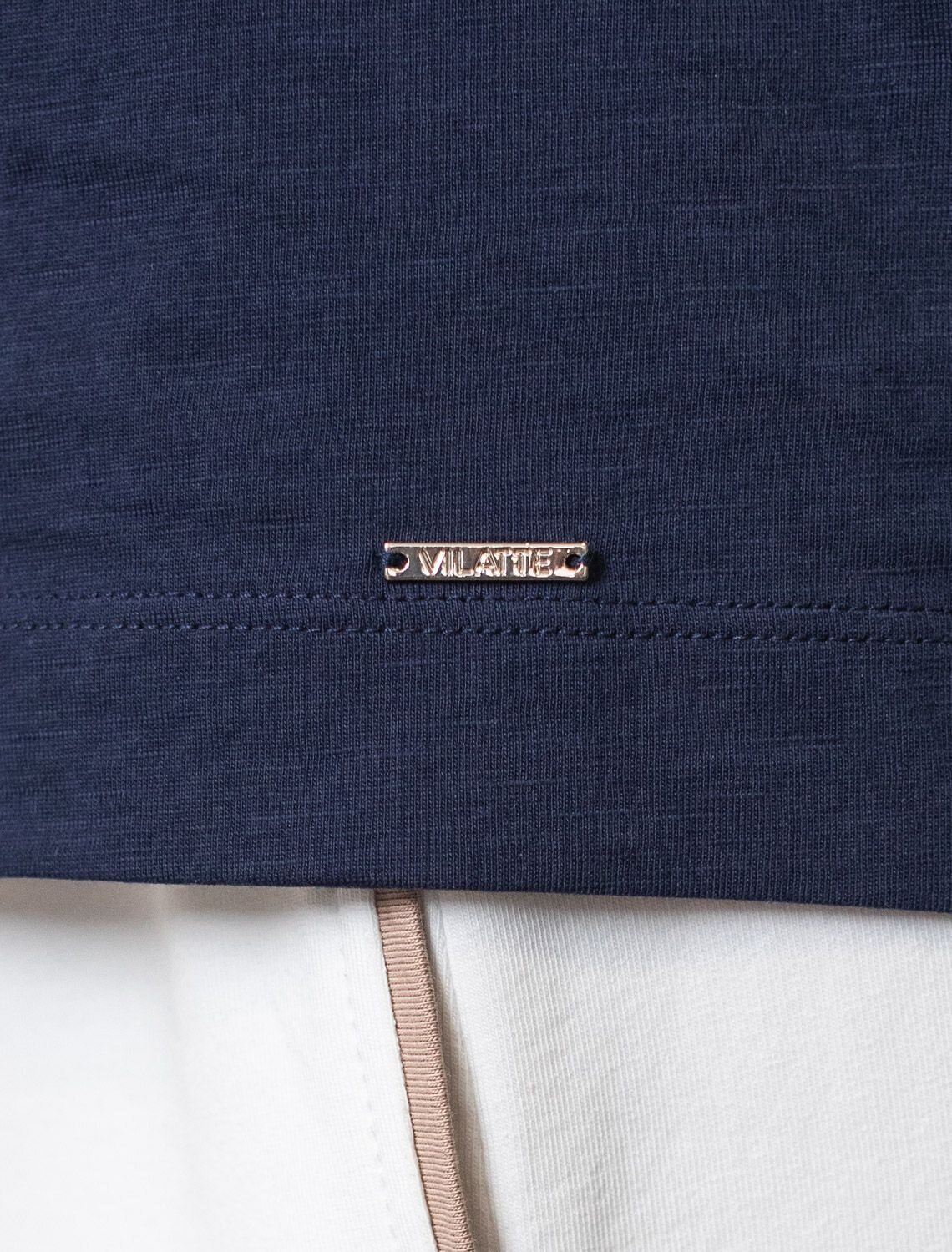 VILATTE Футболка 592995 D49.163 т.синий