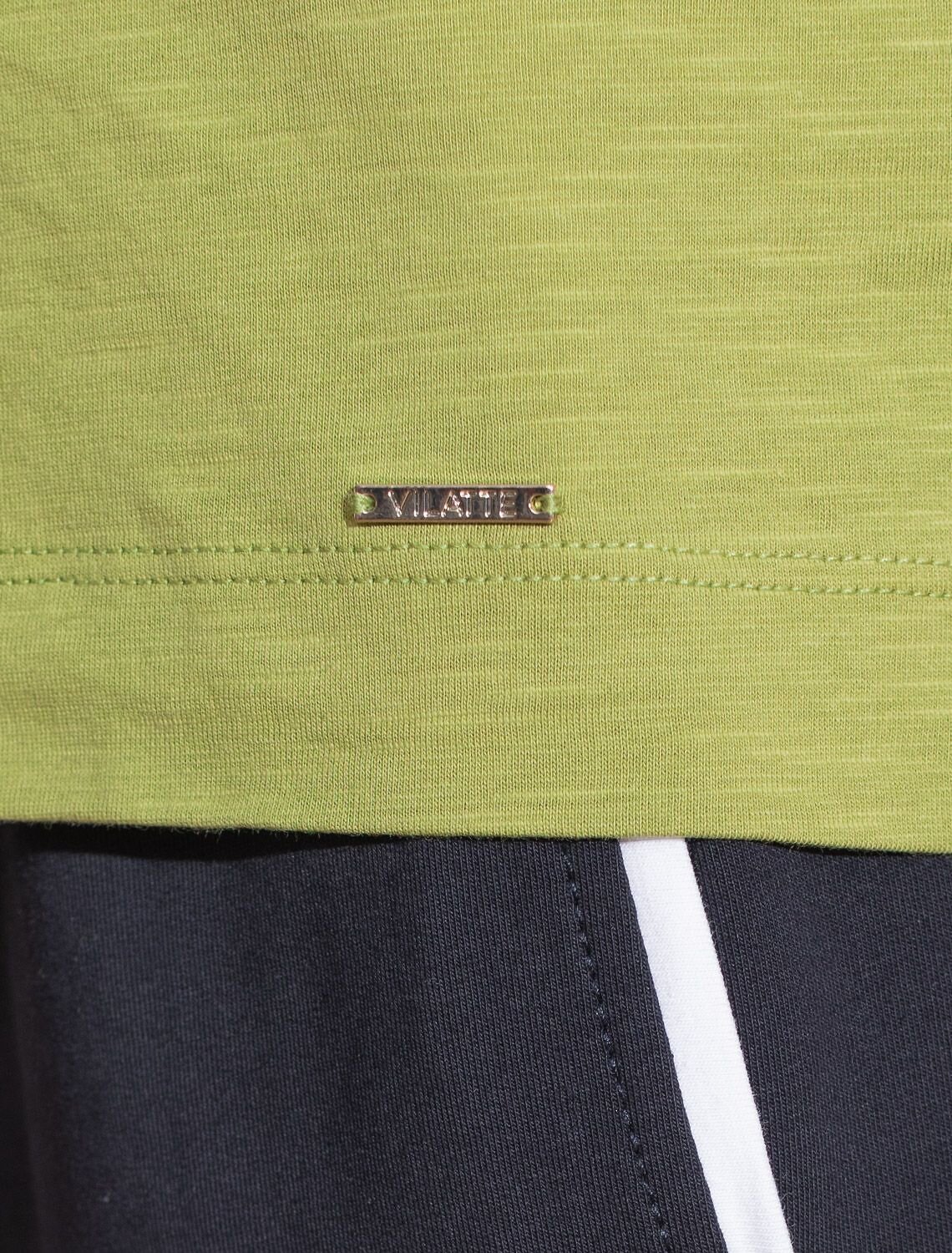 VILATTE Футболка 592997 D49.163 фисташковый