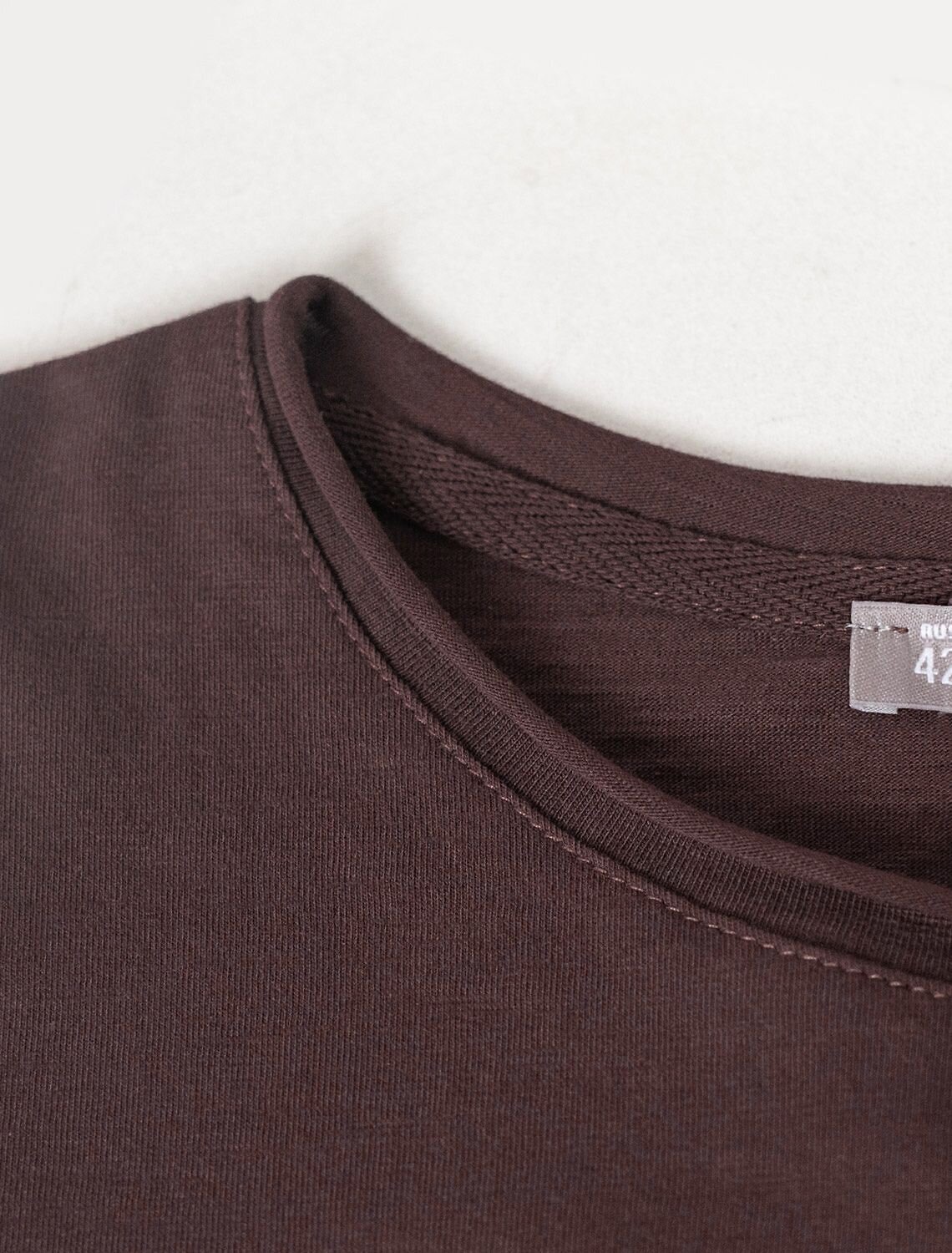 VILATTE Футболка 593001 D49.163 шоколад_modern_design