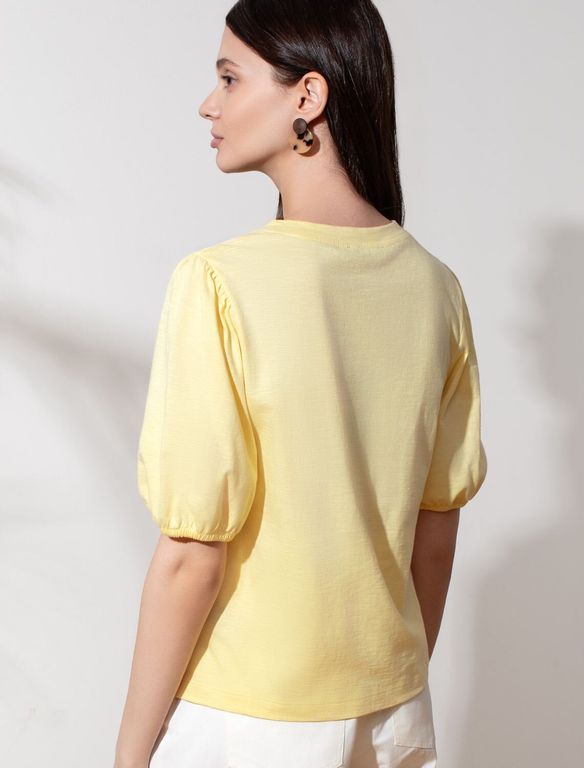 VILATTE Футболка 593002 D49.164 банановый