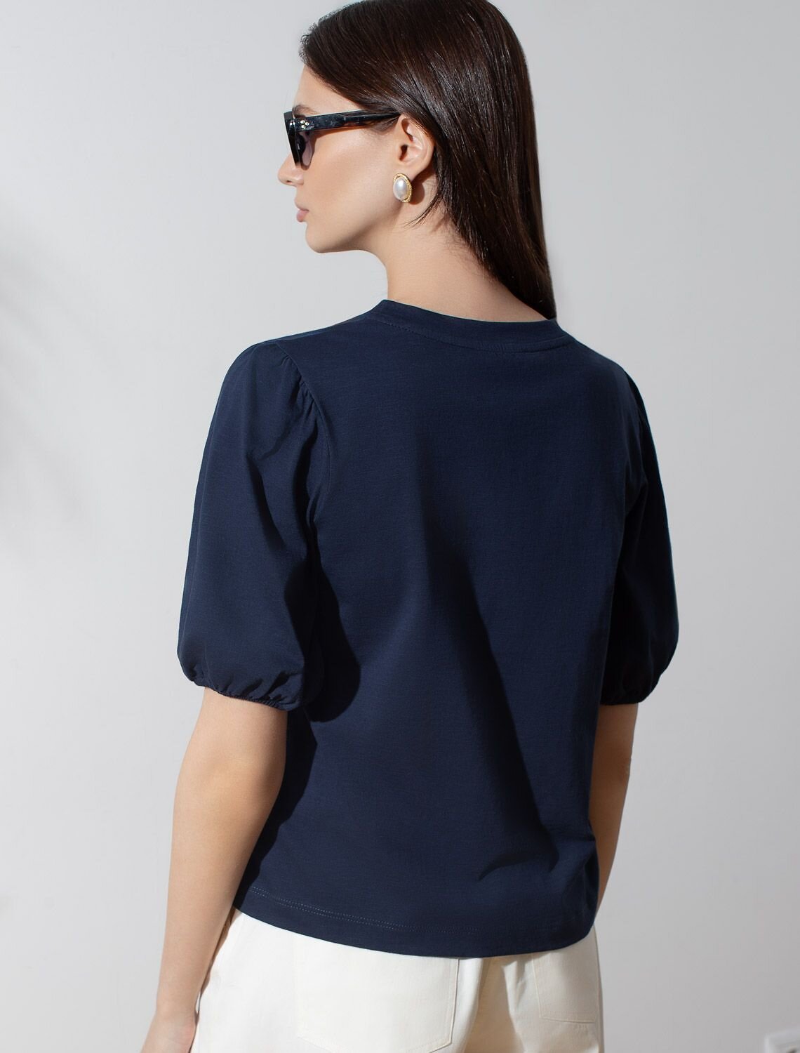 VILATTE Футболка 593004 D49.164 т.синий