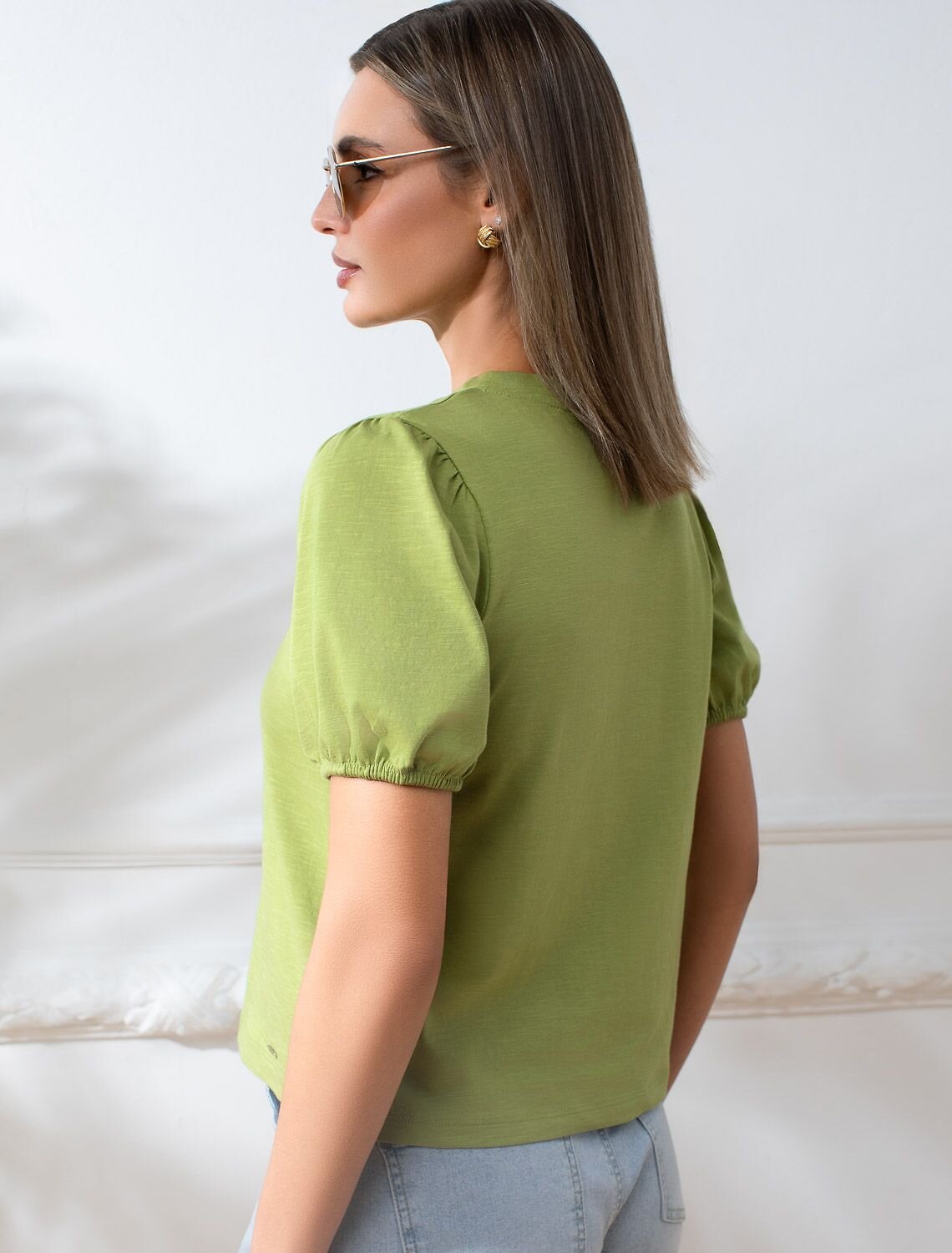 VILATTE Футболка 593005 D49.164 фисташковый