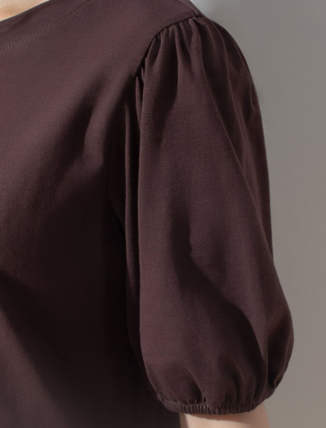 VILATTE Футболка 593006 D49.164 шоколад