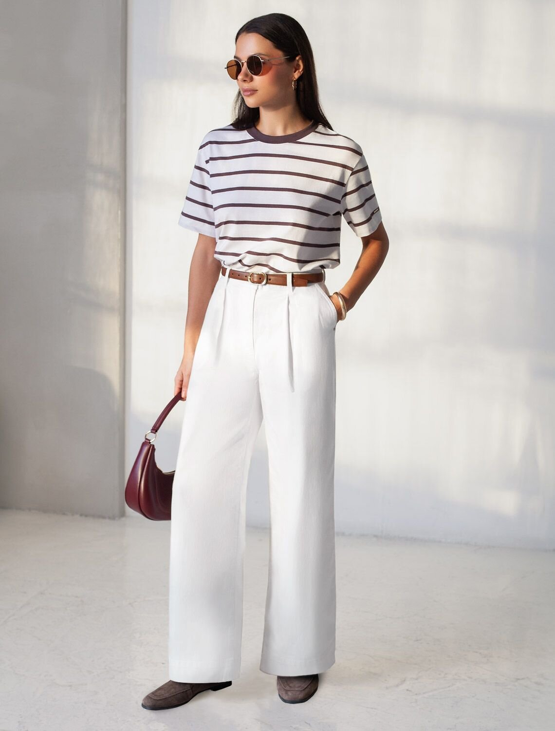 VILATTE Джинсы 593011 D54.318 белый