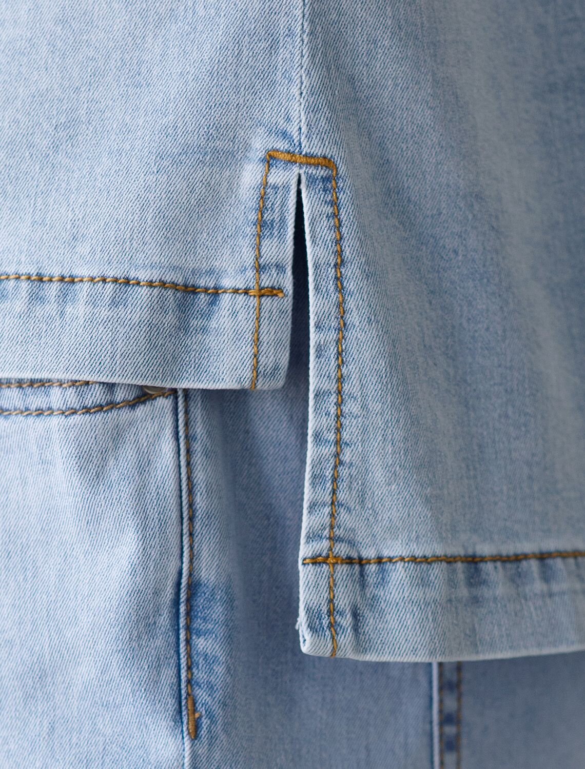 VILATTE Блузка 593021 D59.022 светло-голубой