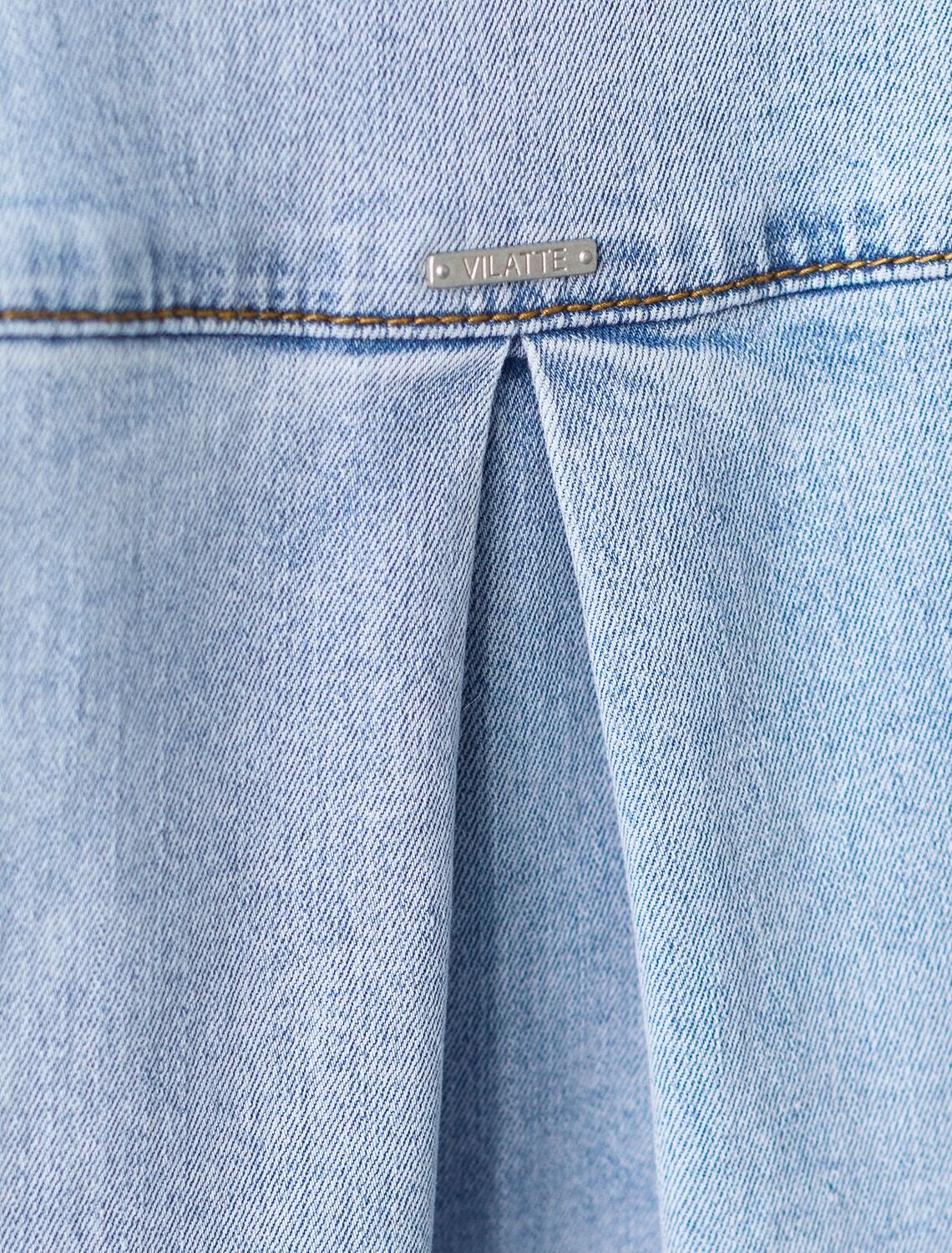 VILATTE Блузка 593021 D59.022 светло-голубой