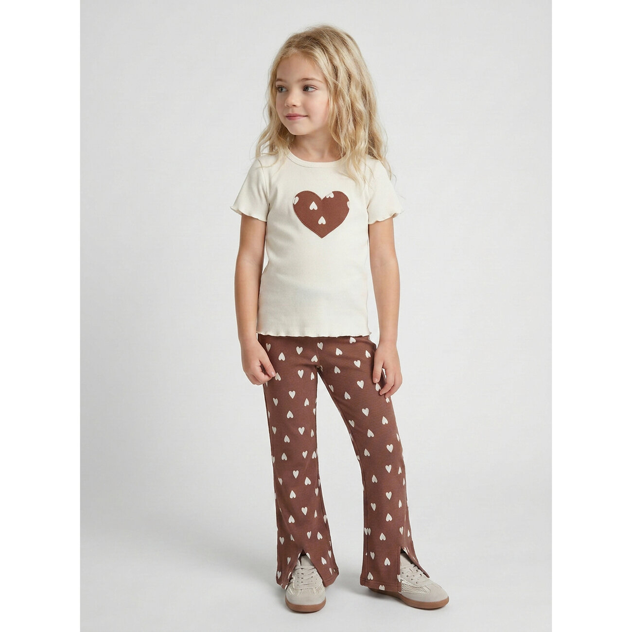 YOULALA Комплект 593040 7220400204 коричневый/молочный