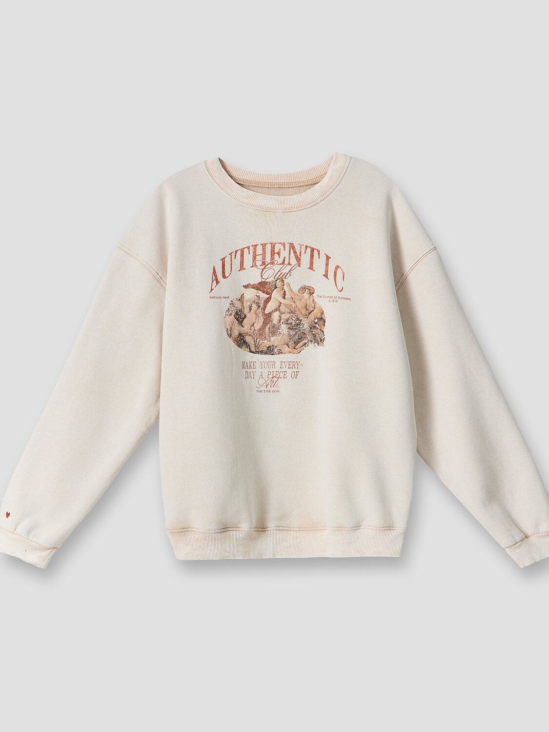 MARK FORMELLE Свитшот 593376 122530 ACID WASH античный +печать