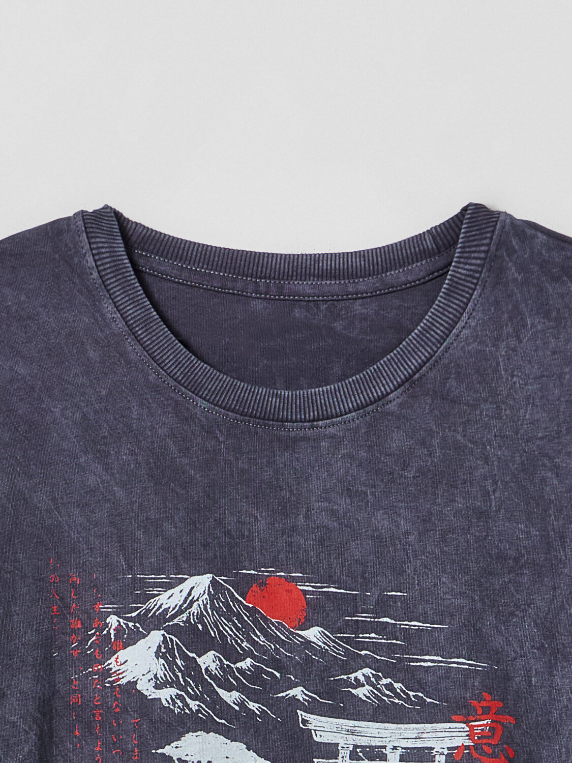 MARK FORMELLE Футболка 593486 111882 ACID WASH графит +печать
