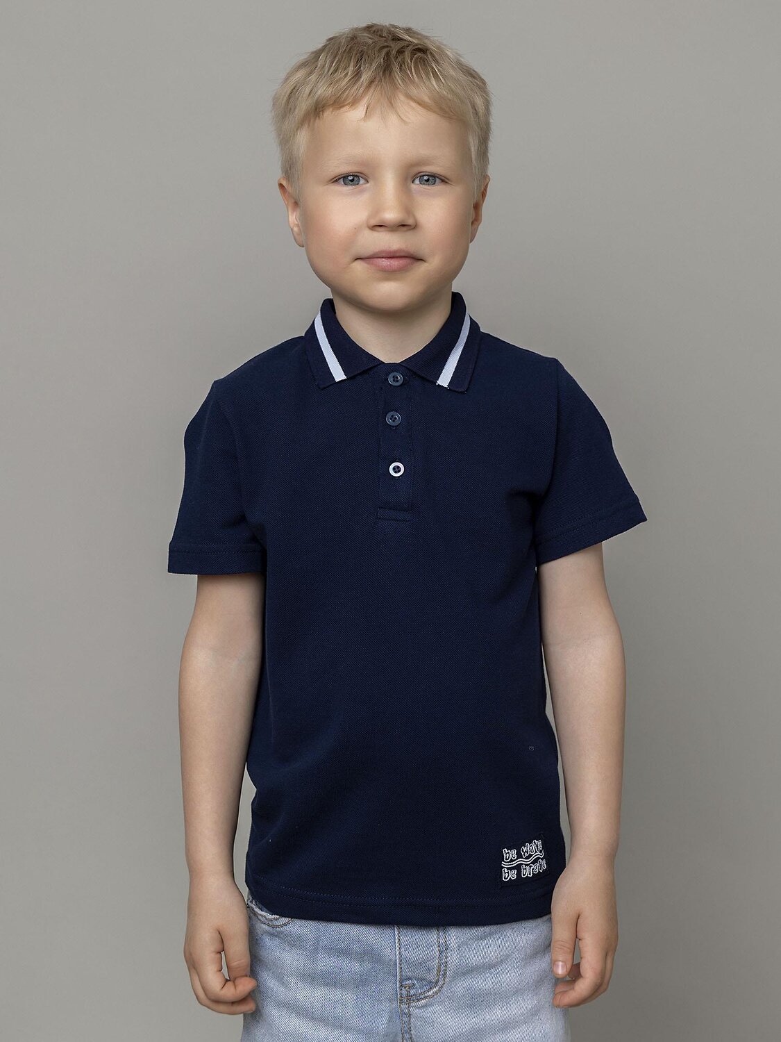 BATIK Футболка 593646 036_ЛС26 Темно-синий