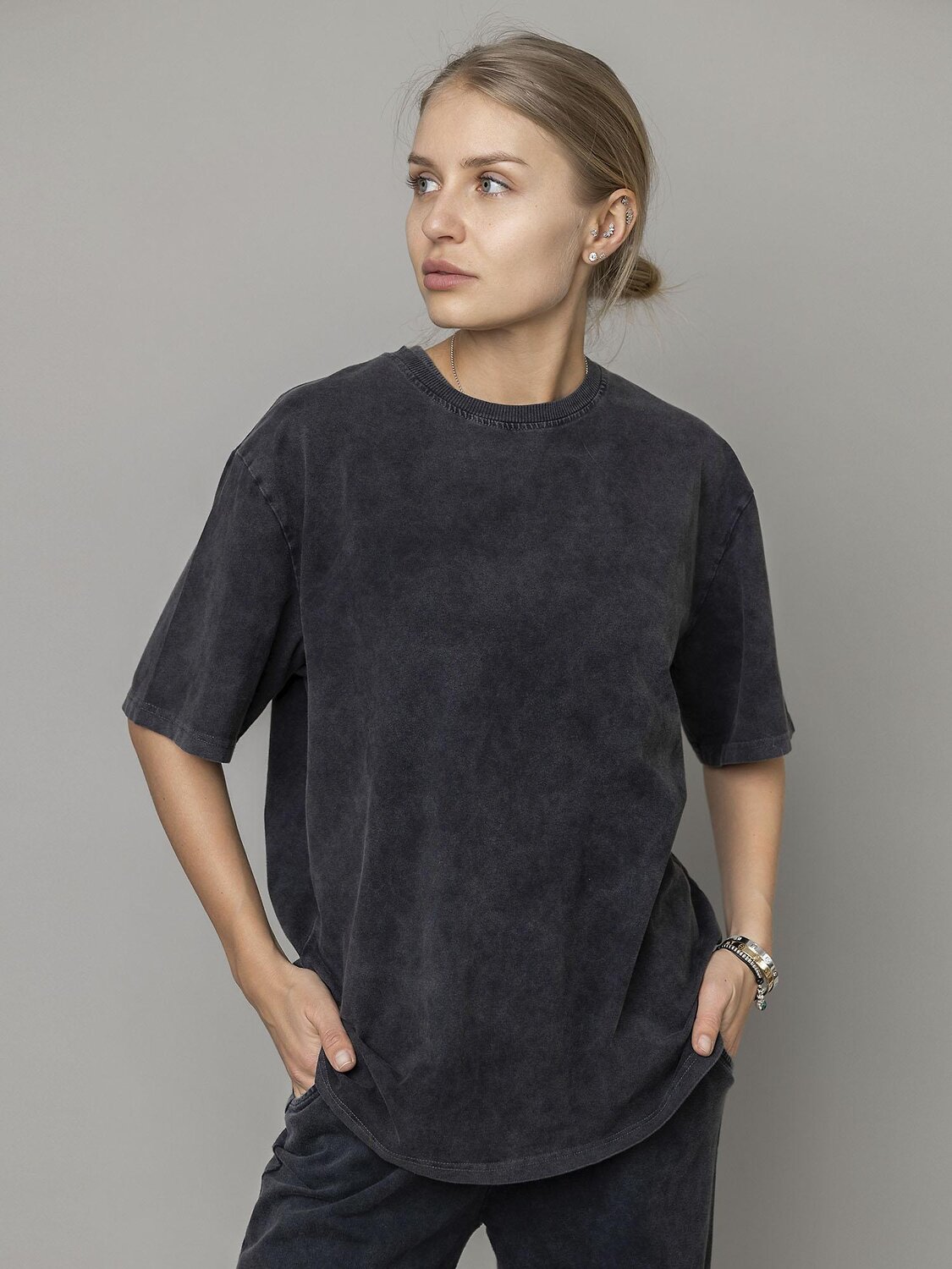 BATIK Футболка 593655 008_ЛП26 Варка графит
