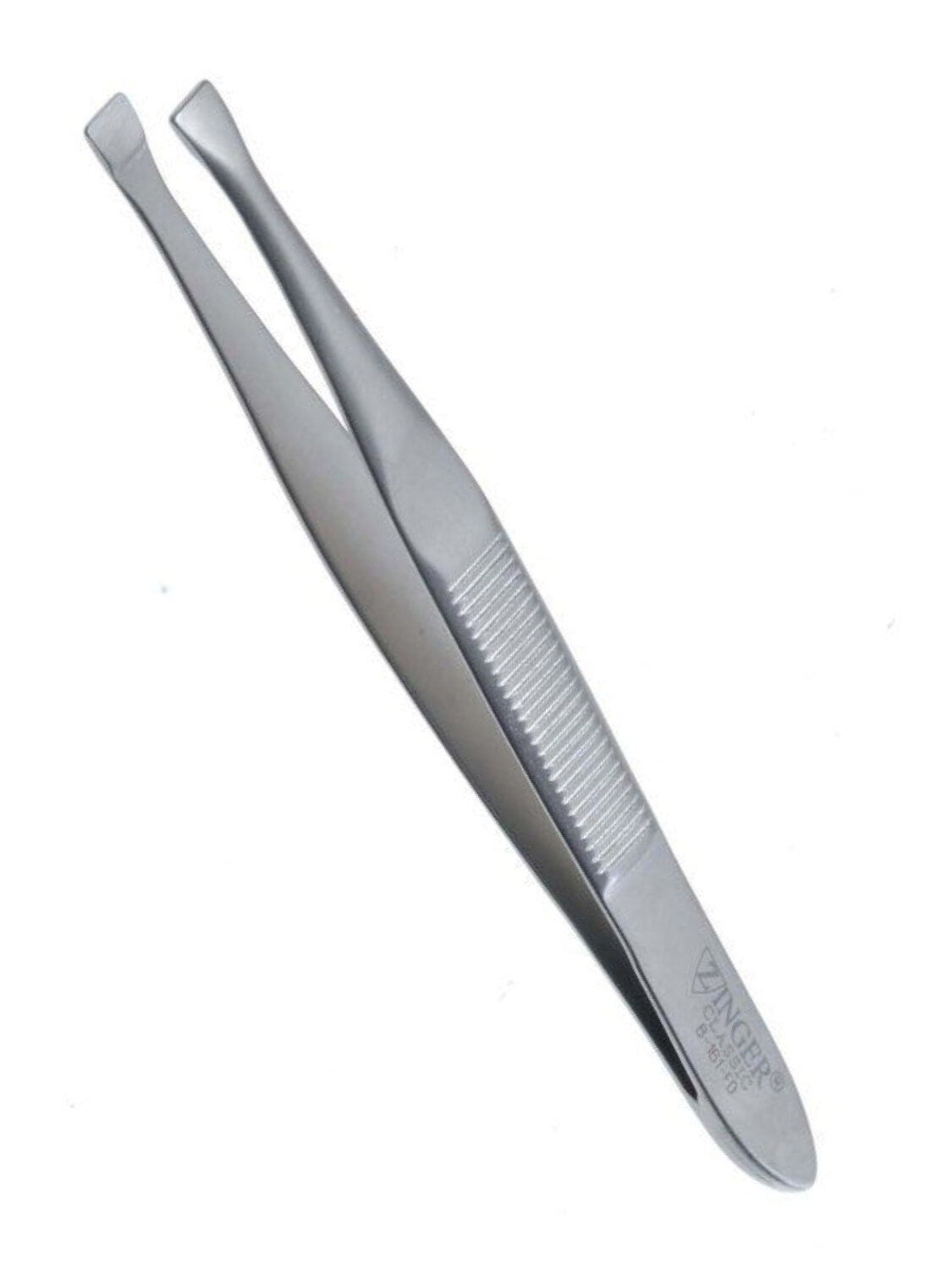 Zinger Пинцет для коррекции бровей прямой / Classic 161-FD, 7,5 см 593688 2838 