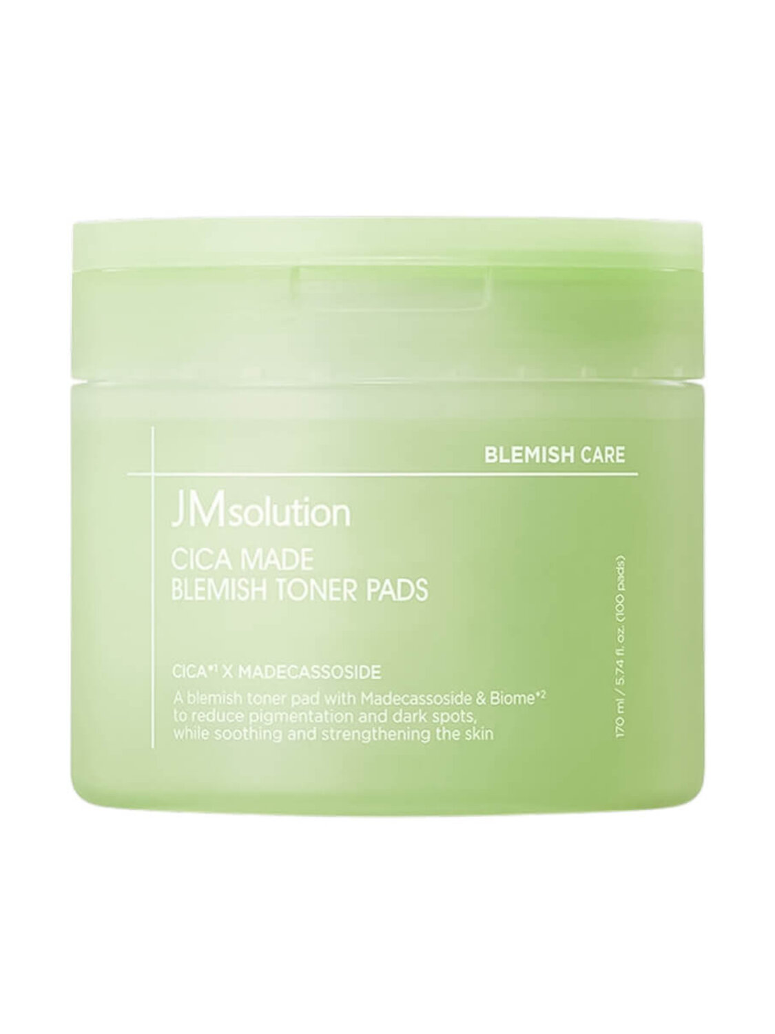 JMsolution Успокаивающие тонер-пэды для лица с центеллой / Cica Made Blemish Toner Pads, 100 шт. 593713 28525 