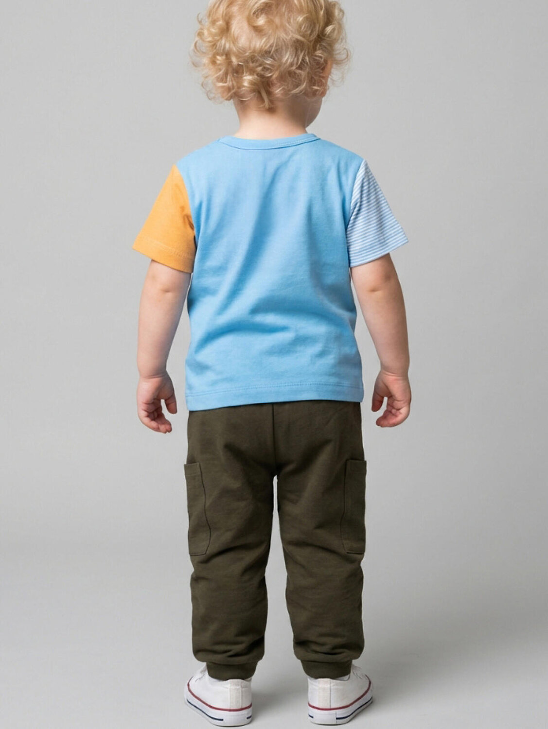 PLAYTODAY Джемпер 593894 12613072 white, light blue, brown