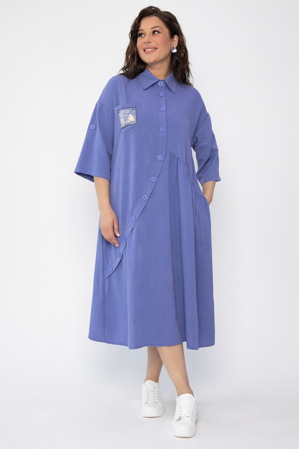 LT Collection Платье 593965 П15685-5М Синий
