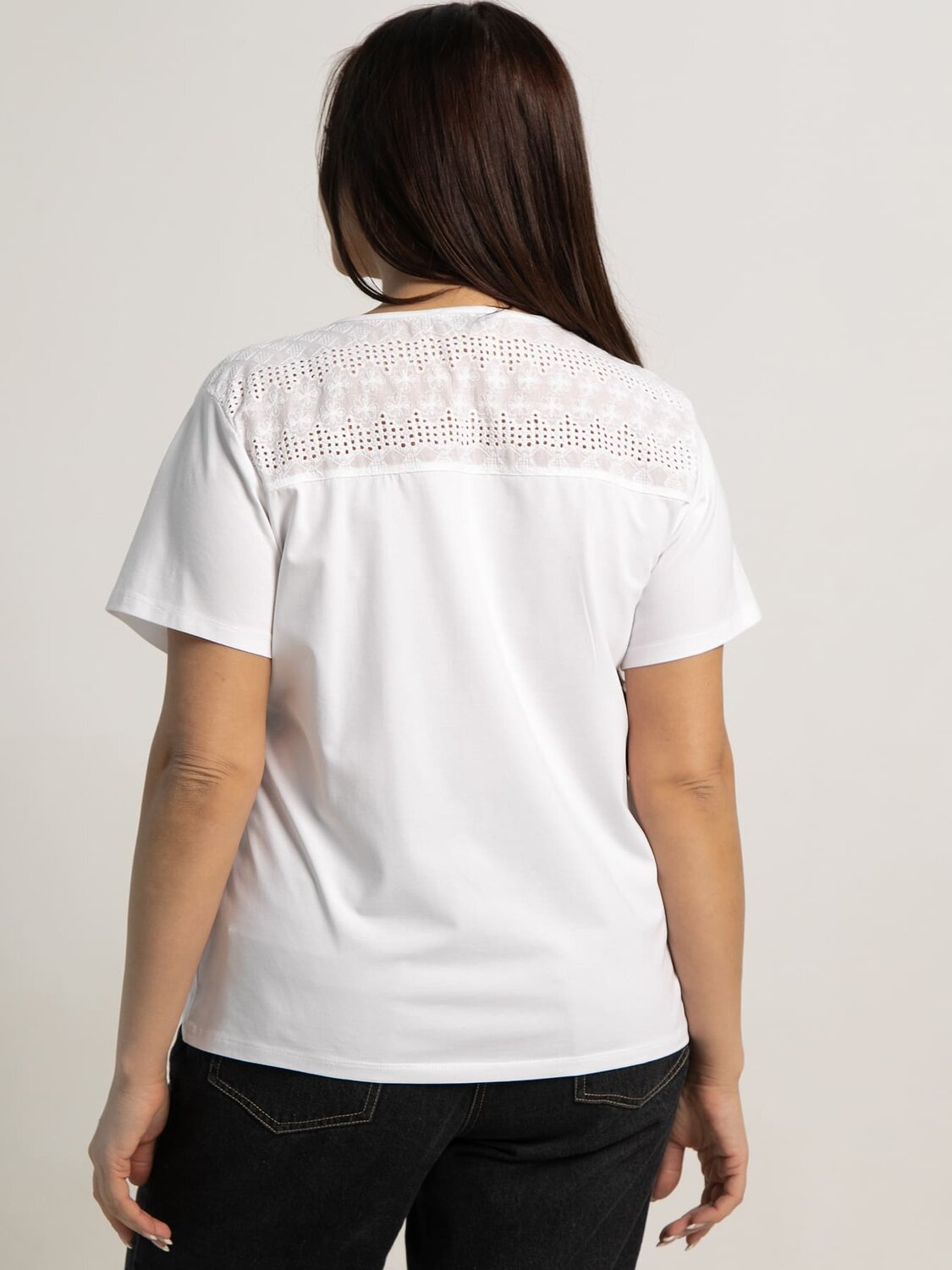 LT Collection Блуза 593974 Б15693-18М Белый