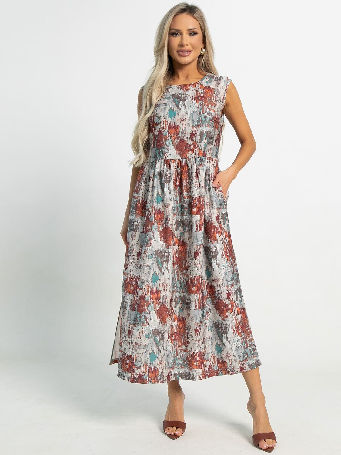 LT Collection Платье 593976 П15694-25М Бежевый