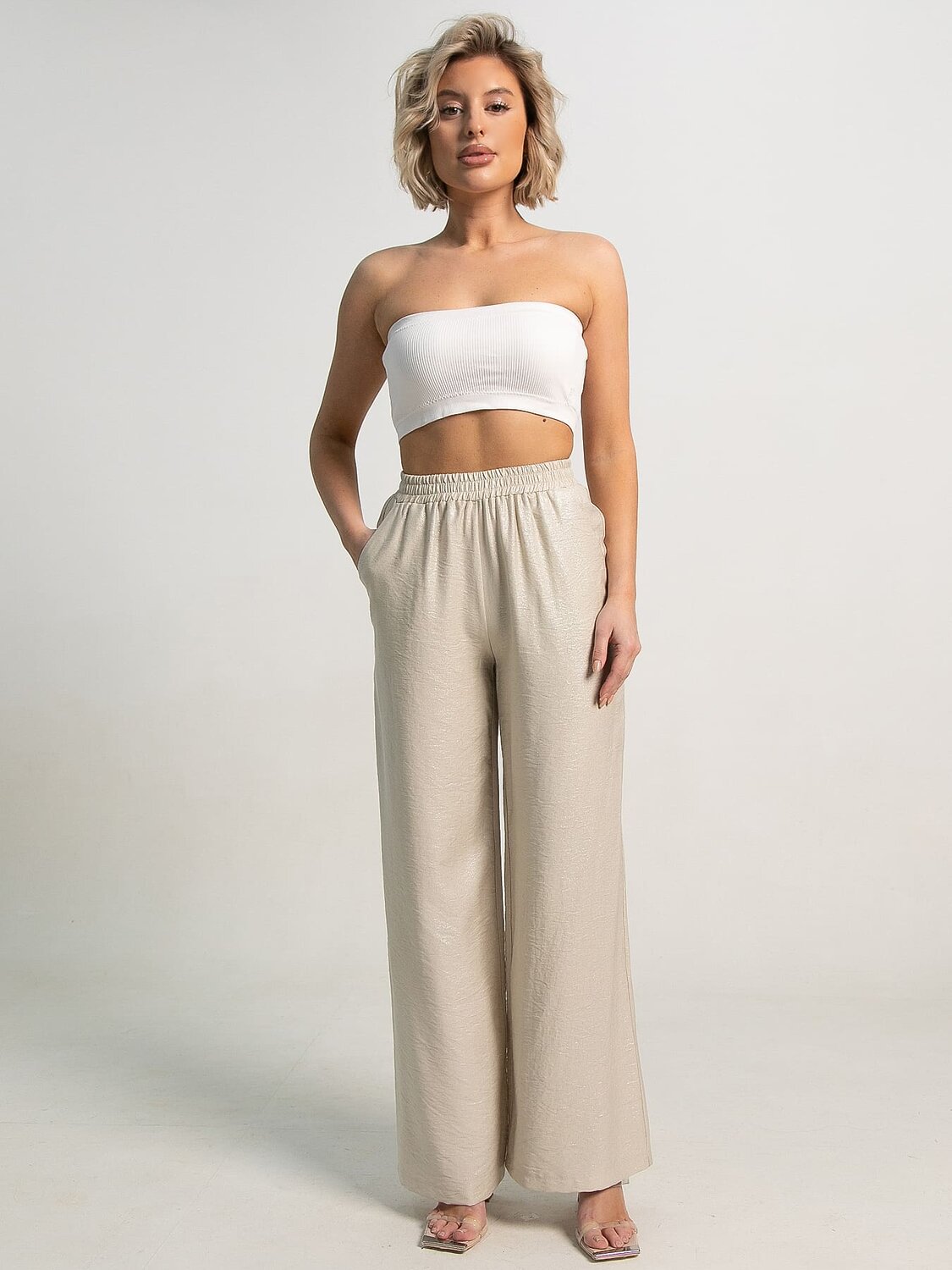 LT Collection Брюки 593978 Б15678-5М Бежевый