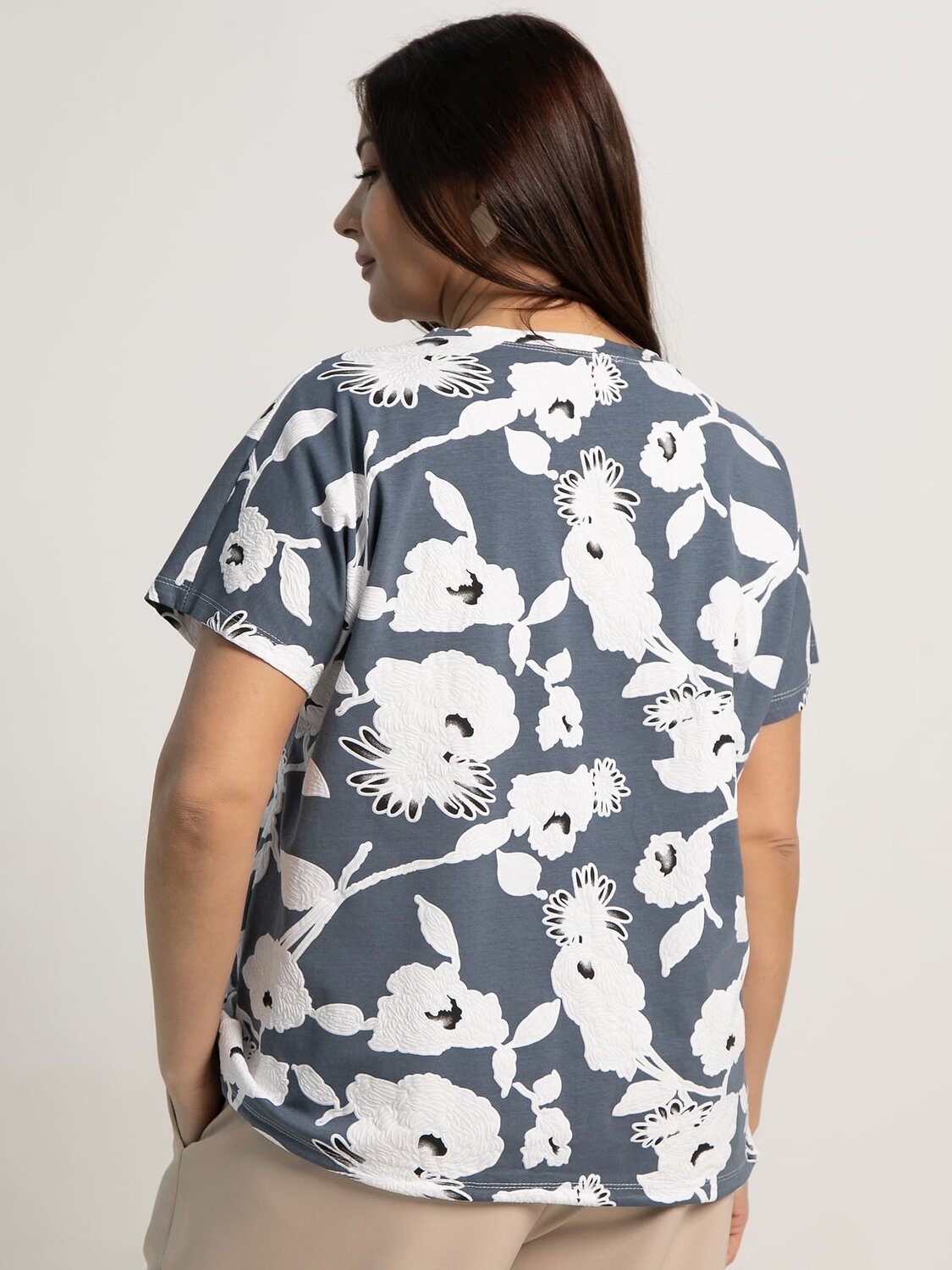 LT Collection Блуза 593979 Б15701-20М Синий