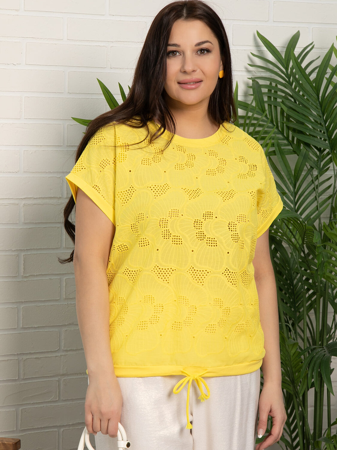 LT Collection Блуза 593985 Б15706-20М Желтый