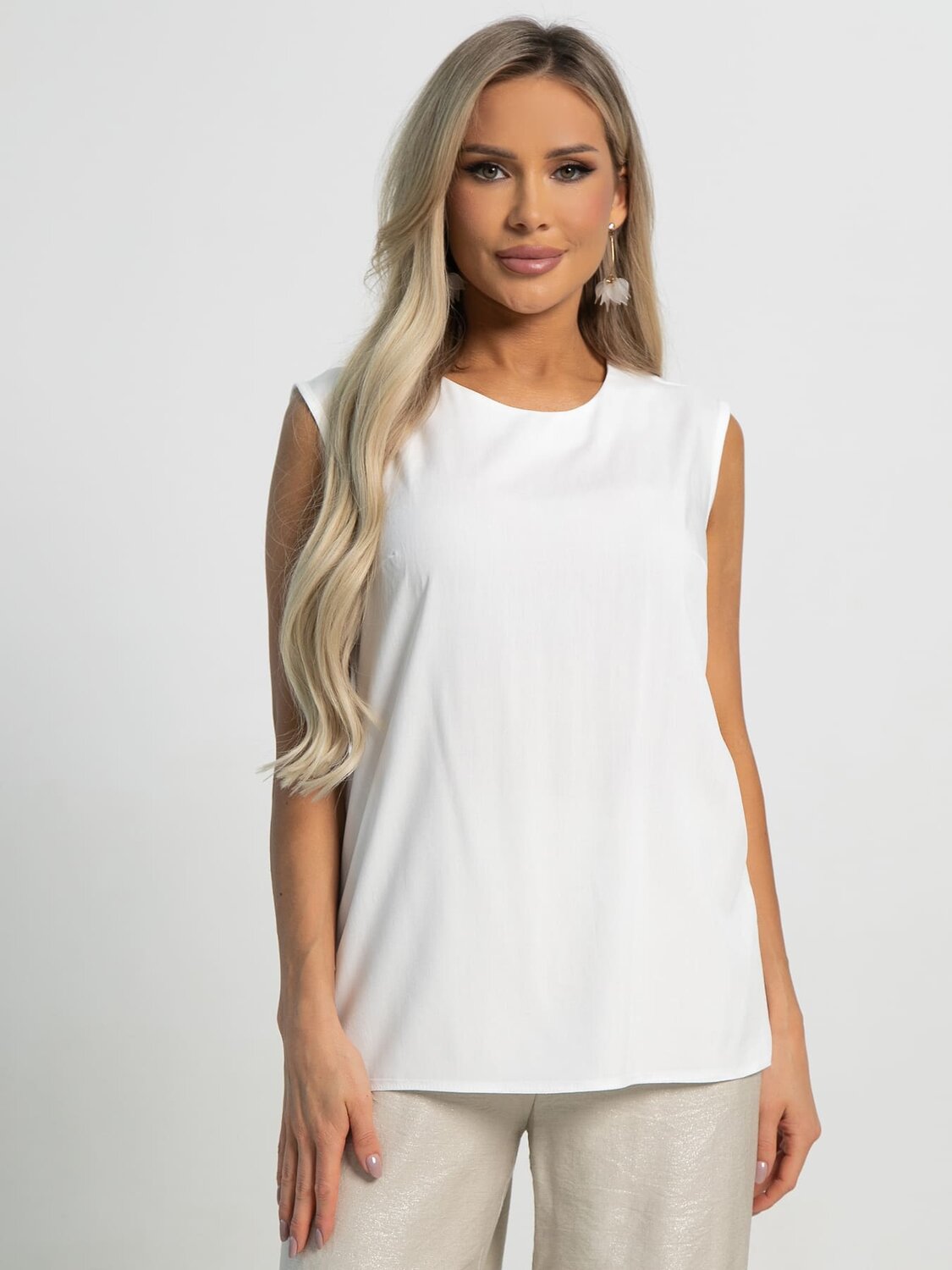 LT Collection Блуза 593986 Б15695-25М Белый