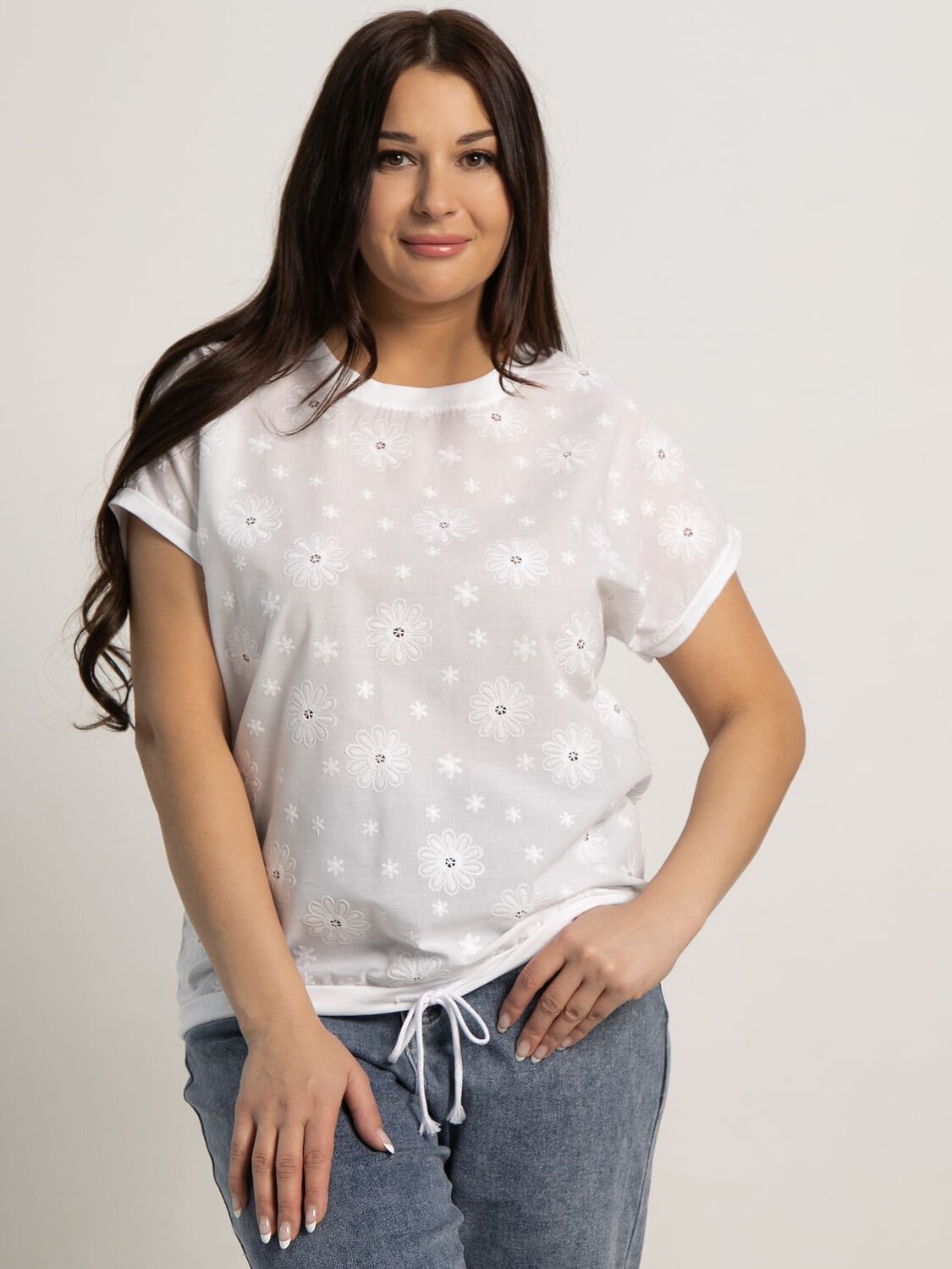 LT Collection Блуза 593987 Б15707-20М Белый