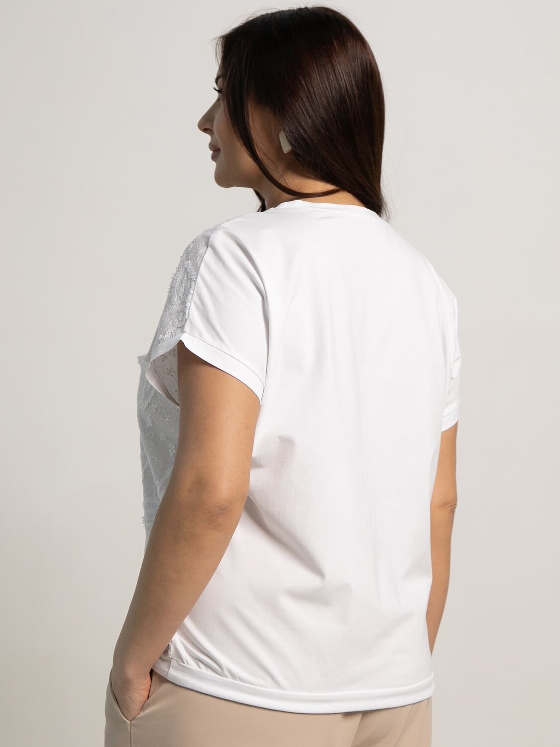LT Collection Блуза 593989 Б15708-20М Белый