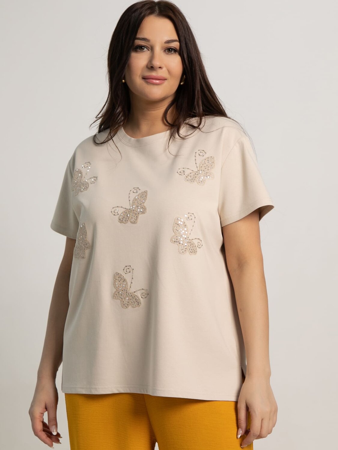 LT Collection Блуза 593993 Б15710-18М Бежевый