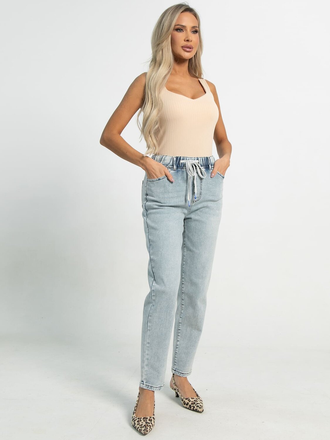 LT Collection Джинсы 593995 Б15714-4М Голубой
