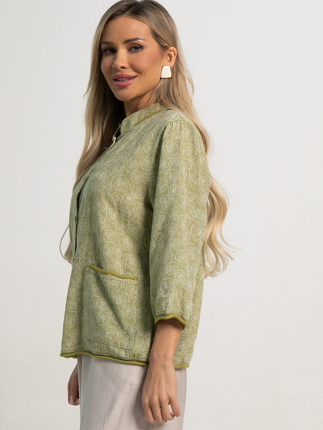 LT Collection Жакет 594002 Б15529-4М Оливковый