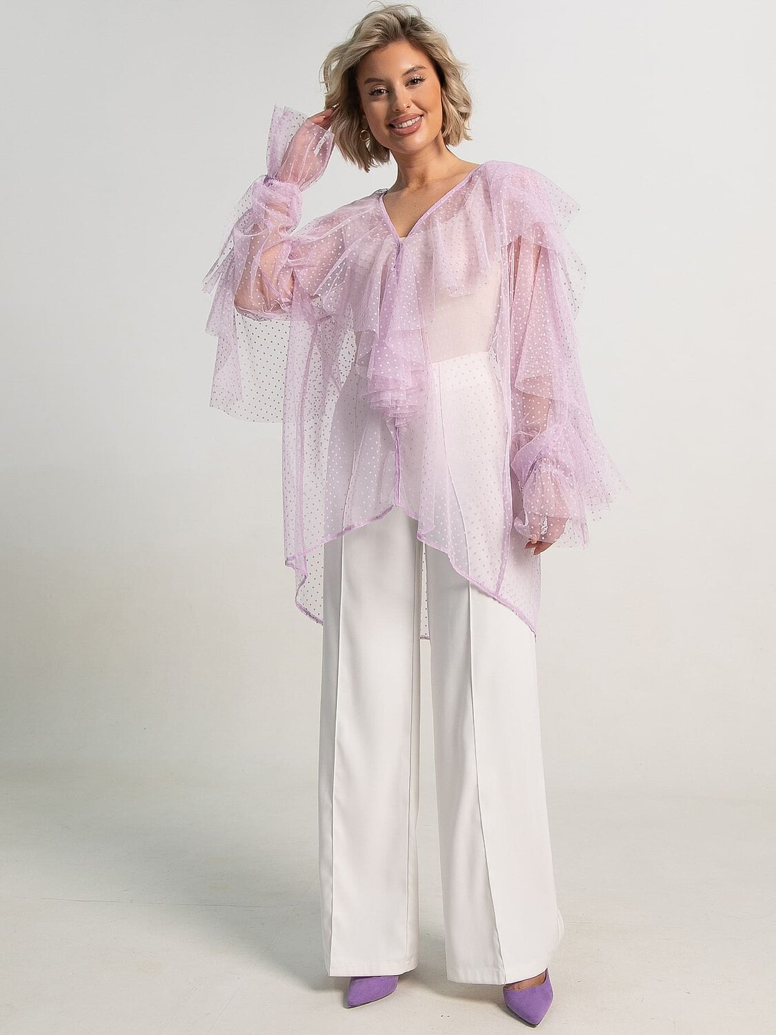 LT Collection Блуза 594006 Б15549-39М Фиолетовый