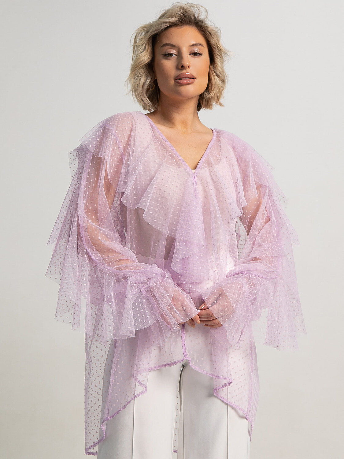 LT Collection Блуза 594006 Б15549-39М Фиолетовый