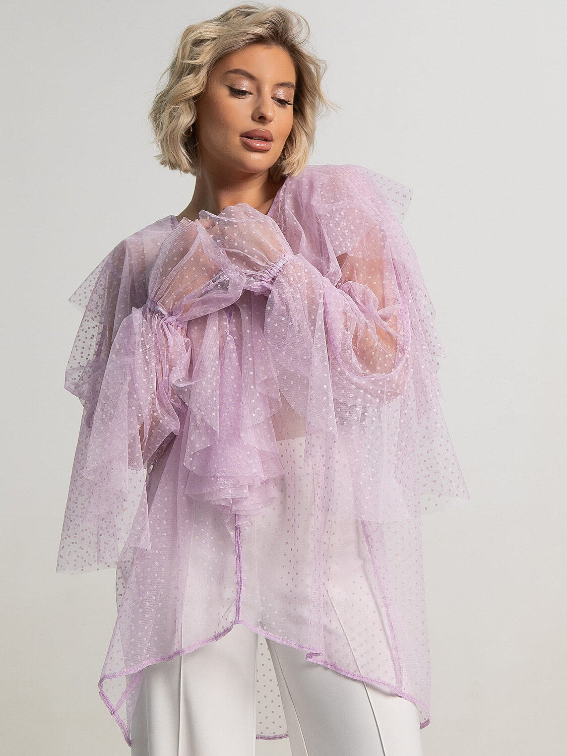 LT Collection Блуза 594006 Б15549-39М Фиолетовый