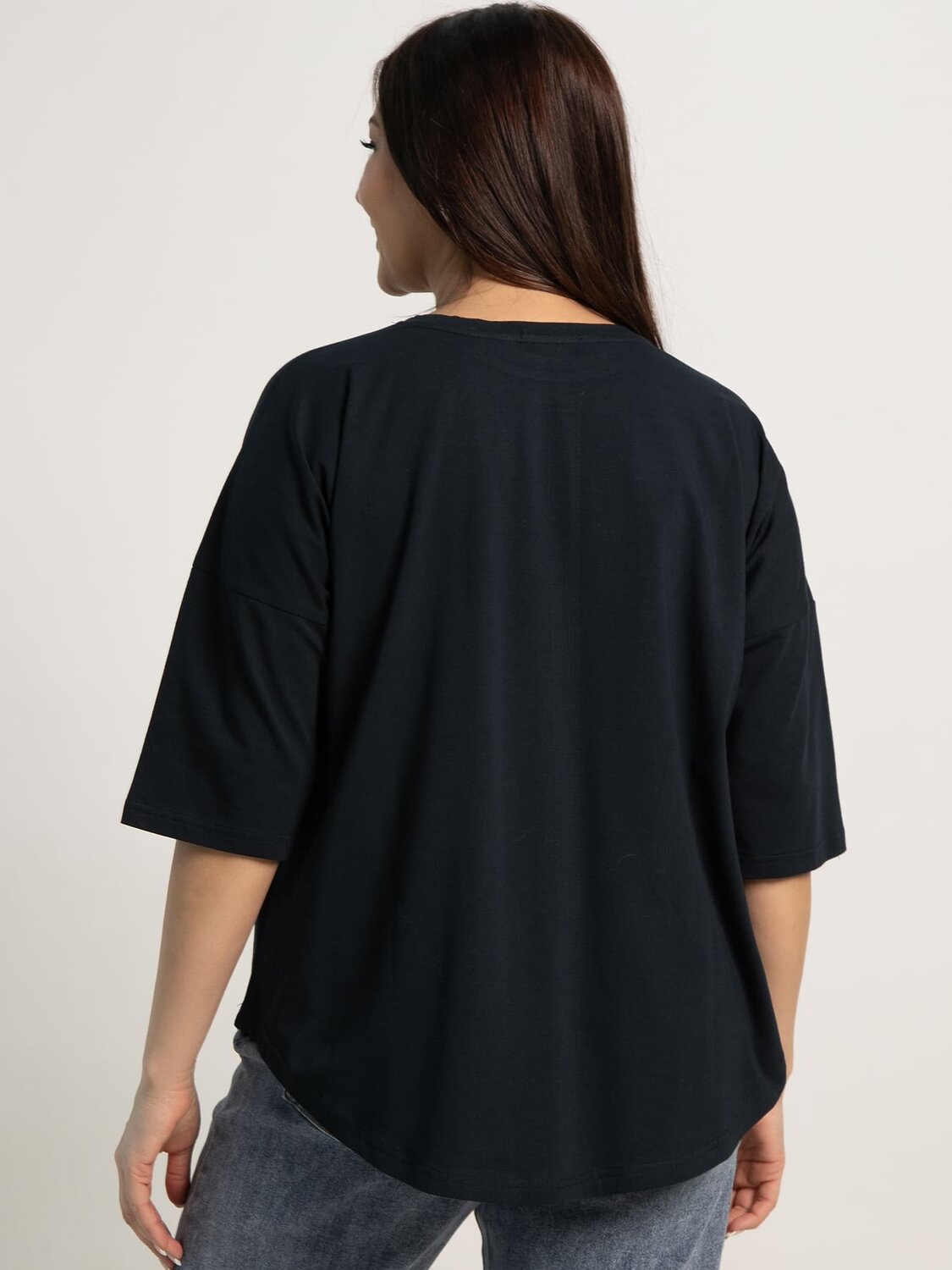 LT Collection Блуза 594011 Б15443-24М Темно-синий