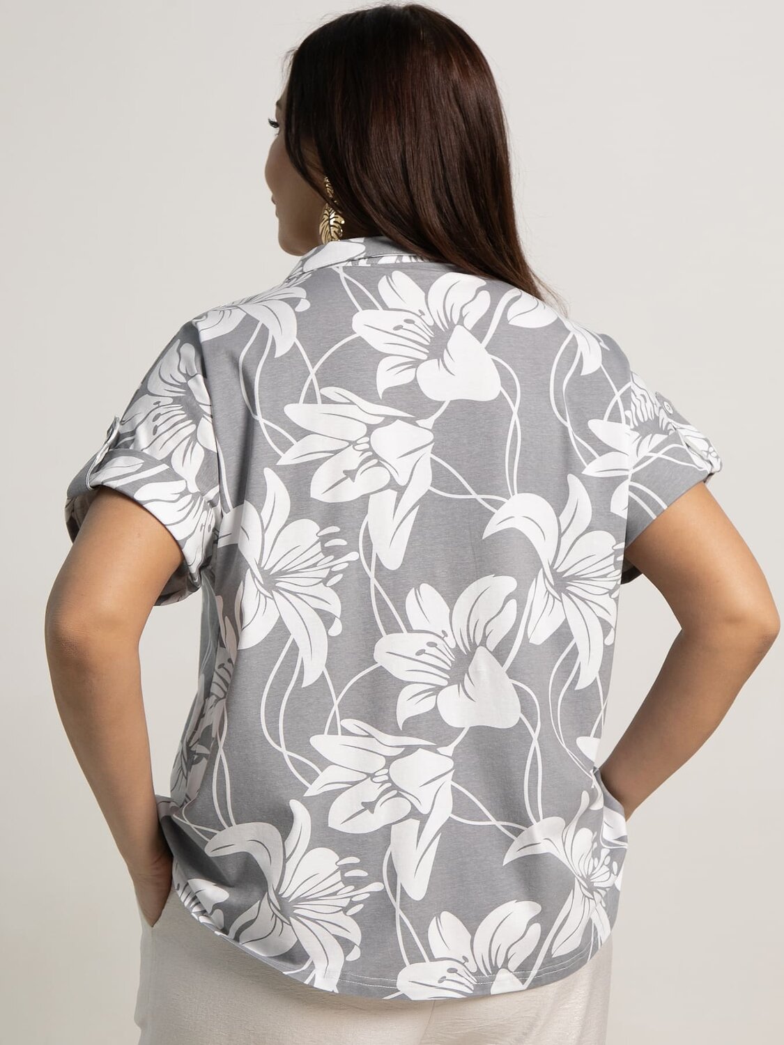 LT Collection Блуза 594023 Б15584-20М Серый