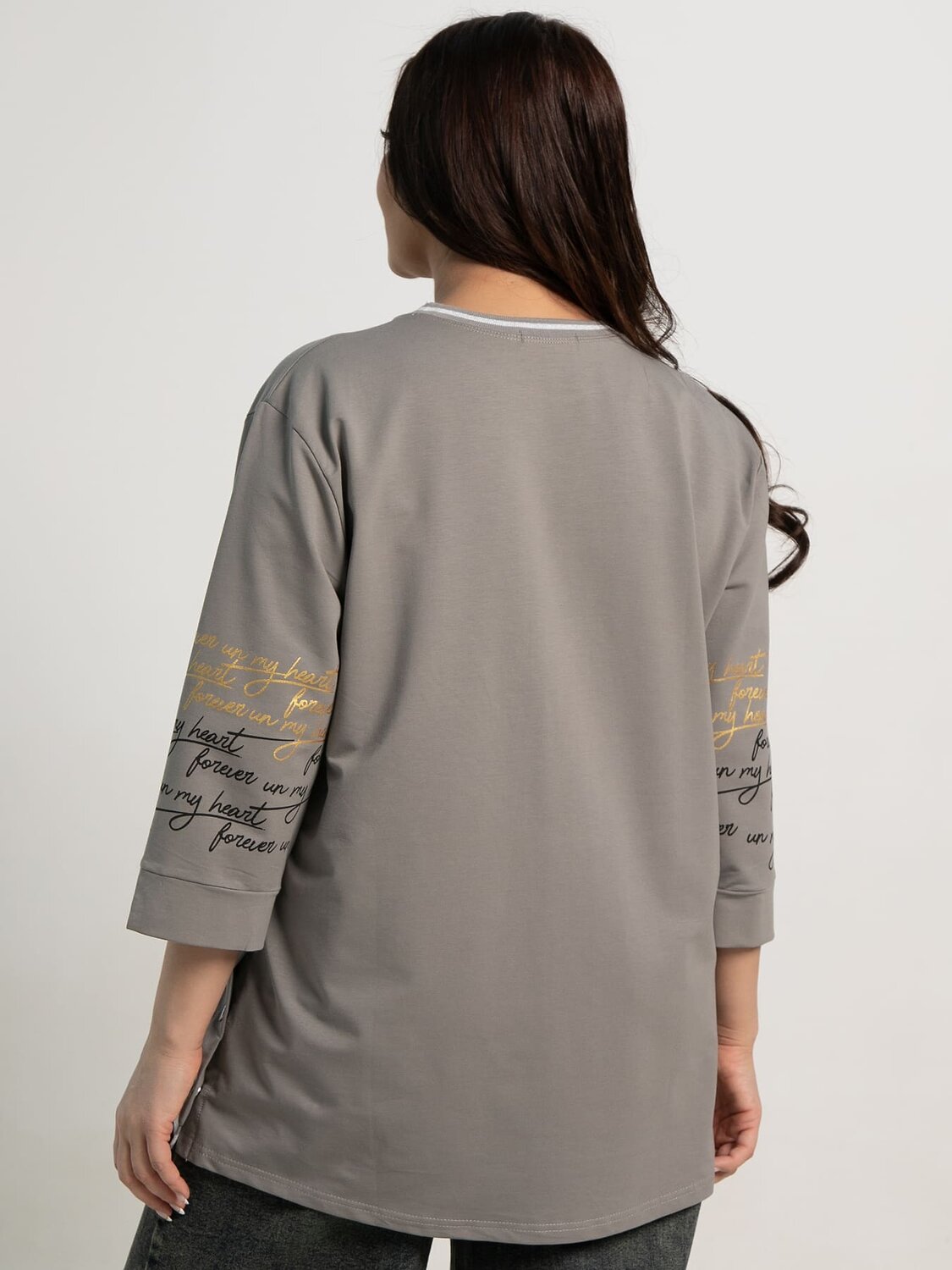 LT Collection Блуза 594026 Б15425-18М Серый