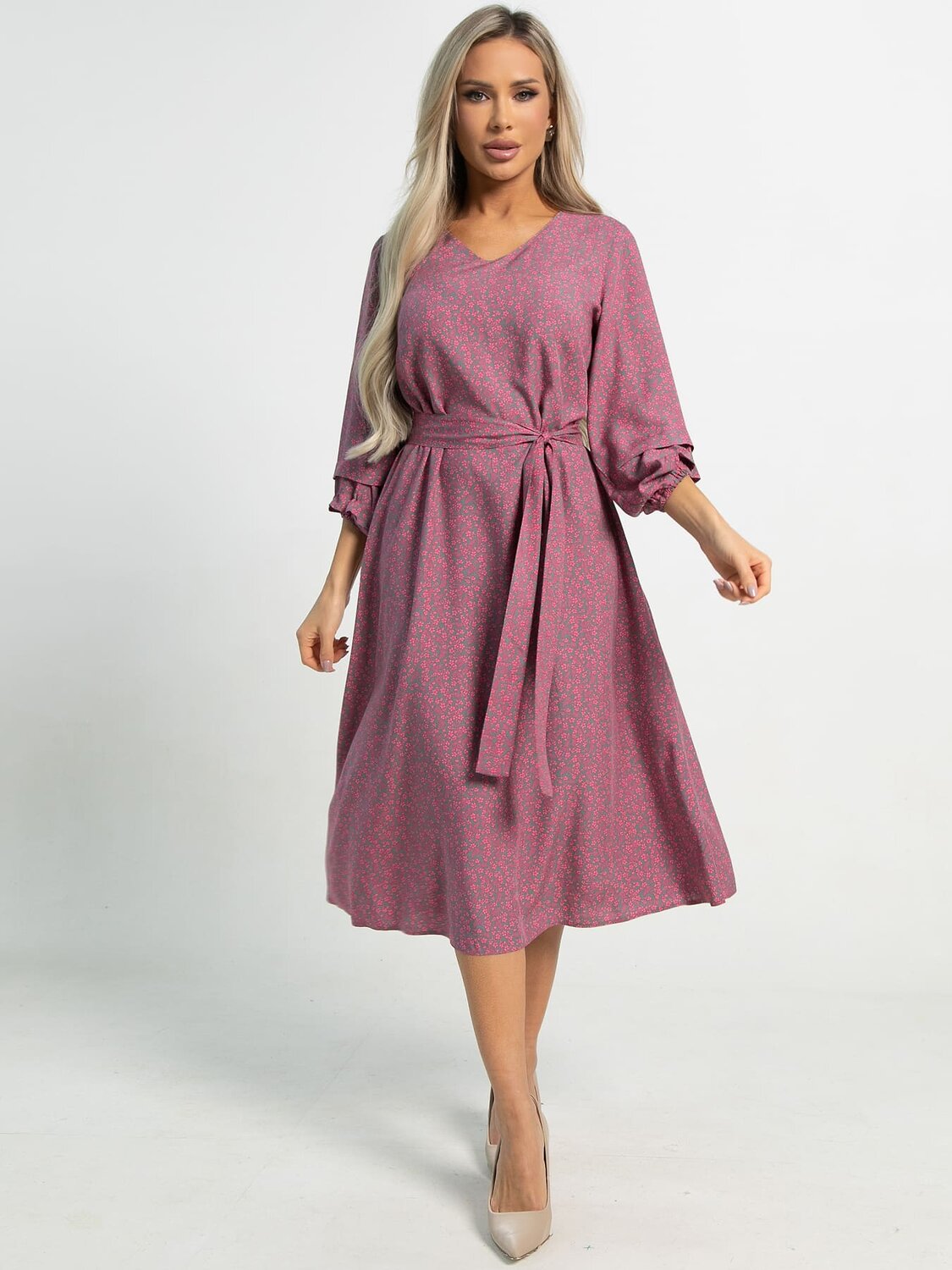 LT Collection Платье 594048 П15723-4М Серый