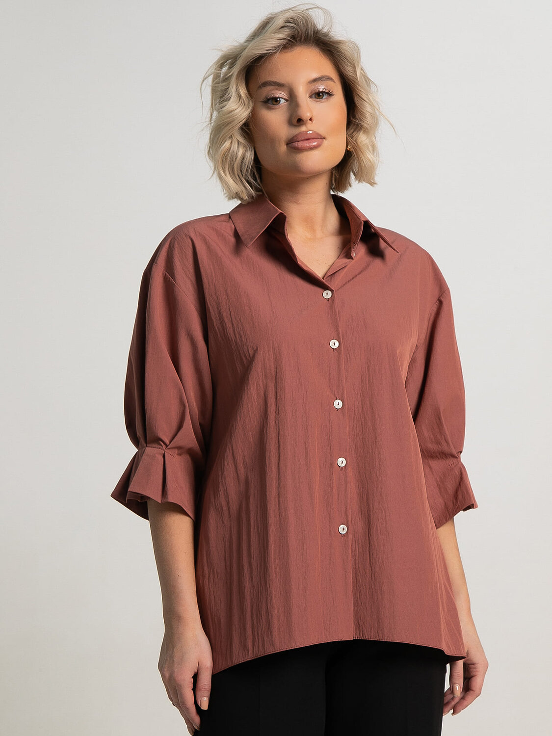 LT Collection Блуза 594052 Б15686-5М Терракот